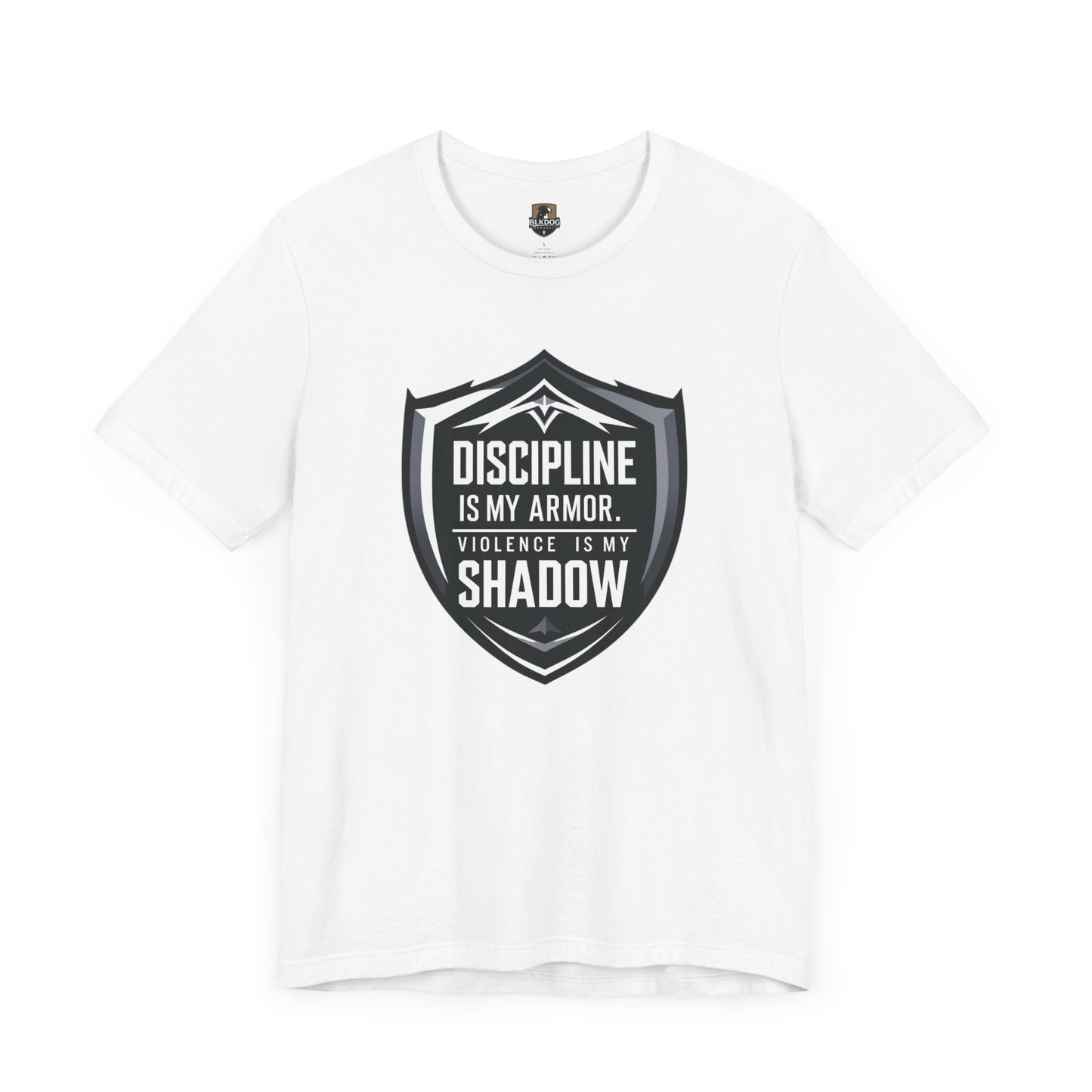Discipline Is My Armor Unisex Tee, Motivational T-Shirt for Fitness Lovers, Inspirational Gift, Sportswear, Casual Wear