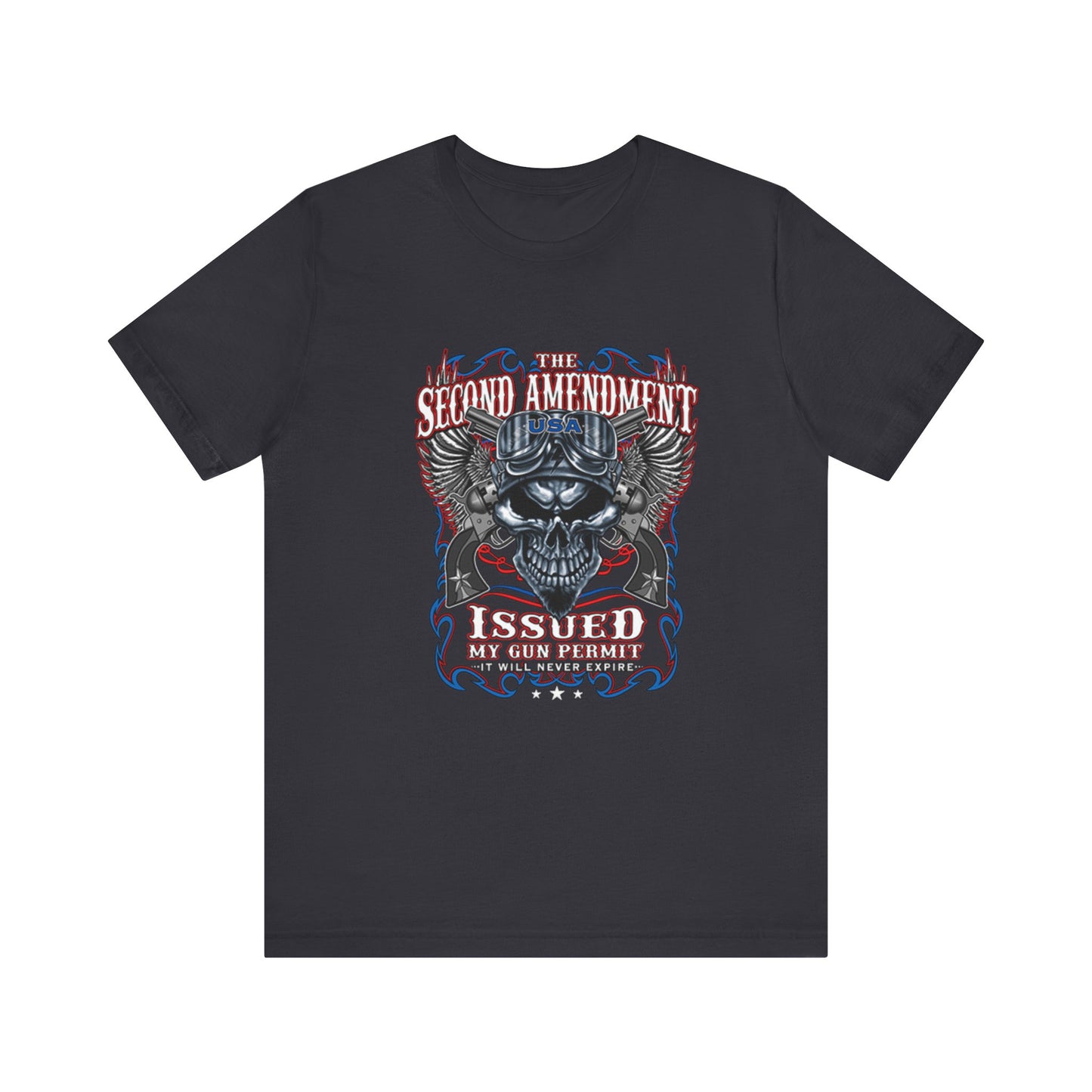 The Second Amendment Issued My Gun Permit - Unisex Jersey Short Sleeve Tee