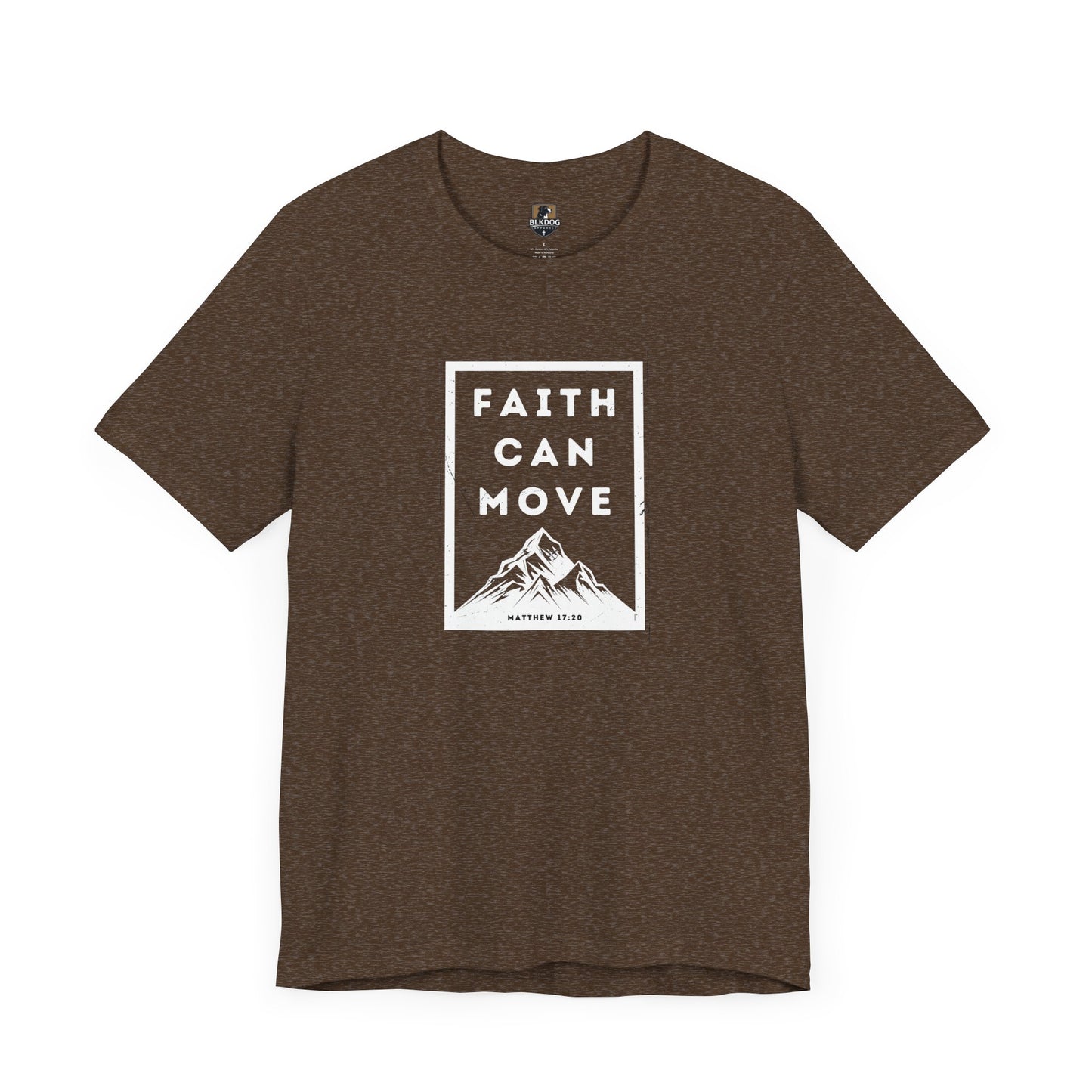 Faith Can Move Mountains T-Shirt, Christian Shirt, Inspirational Tee, Religious Gift, Unisex Graphic Top