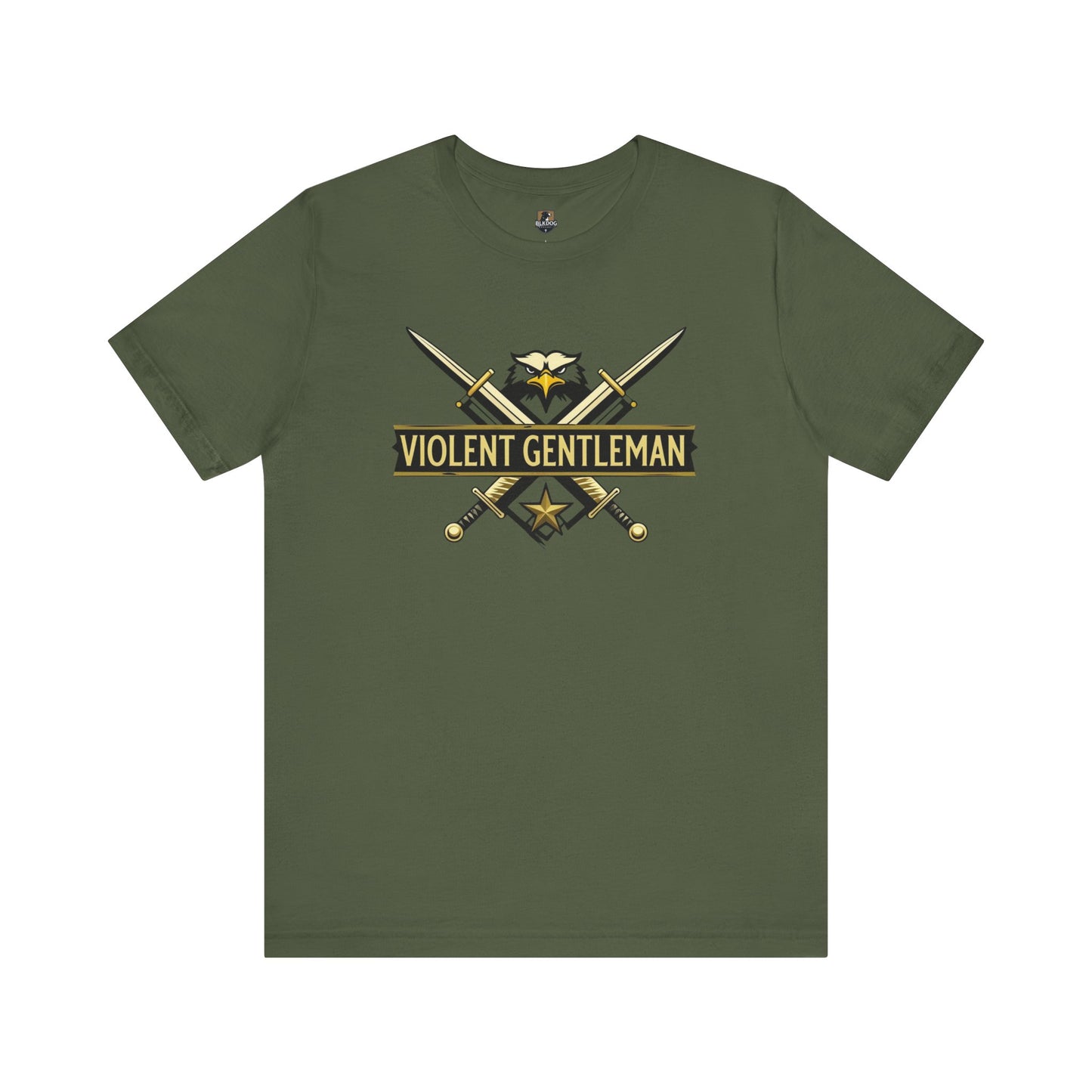 Violent Gentleman Tee, Unisex Jersey Shirt, Classic Casual Wear, Perfect Gift for Him, Graphic Tee for All Occasions