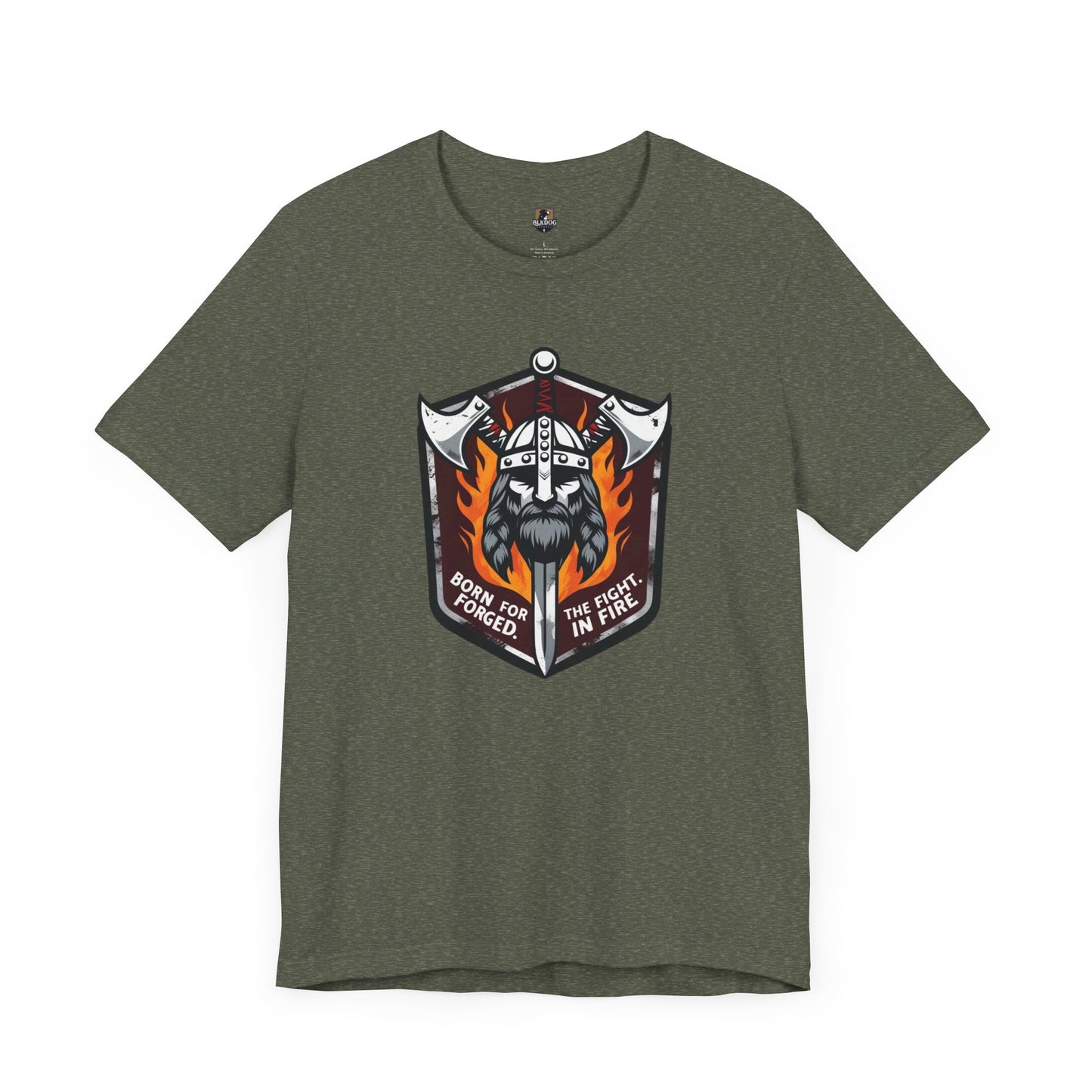 Warrior Spirit Short Sleeve Tee | Born to Fight, Unisex Graphic T-Shirt, Gift for Gamers, Casual Wear, Motivational Tee, Birthday Present