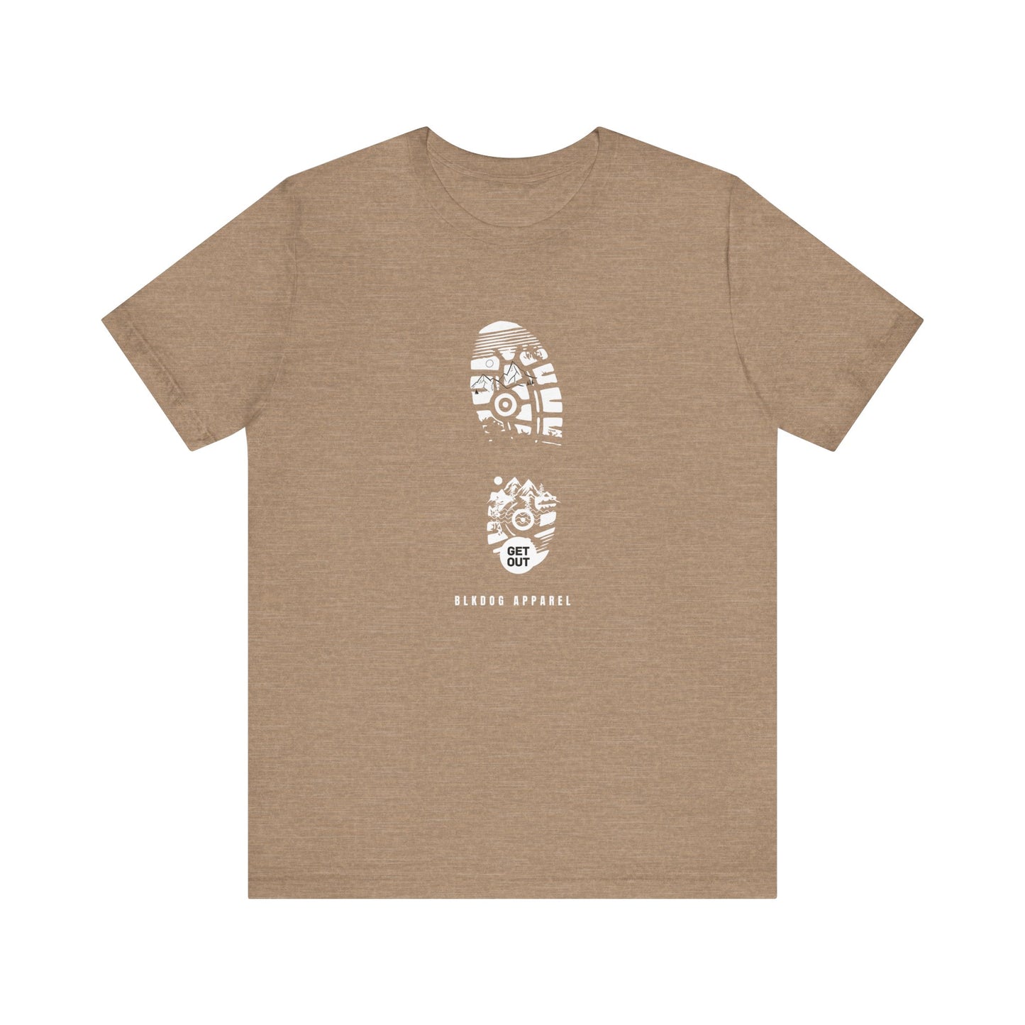 Get Out - BLKDOG APPAREL - Unisex Jersey Short Sleeve Tee
