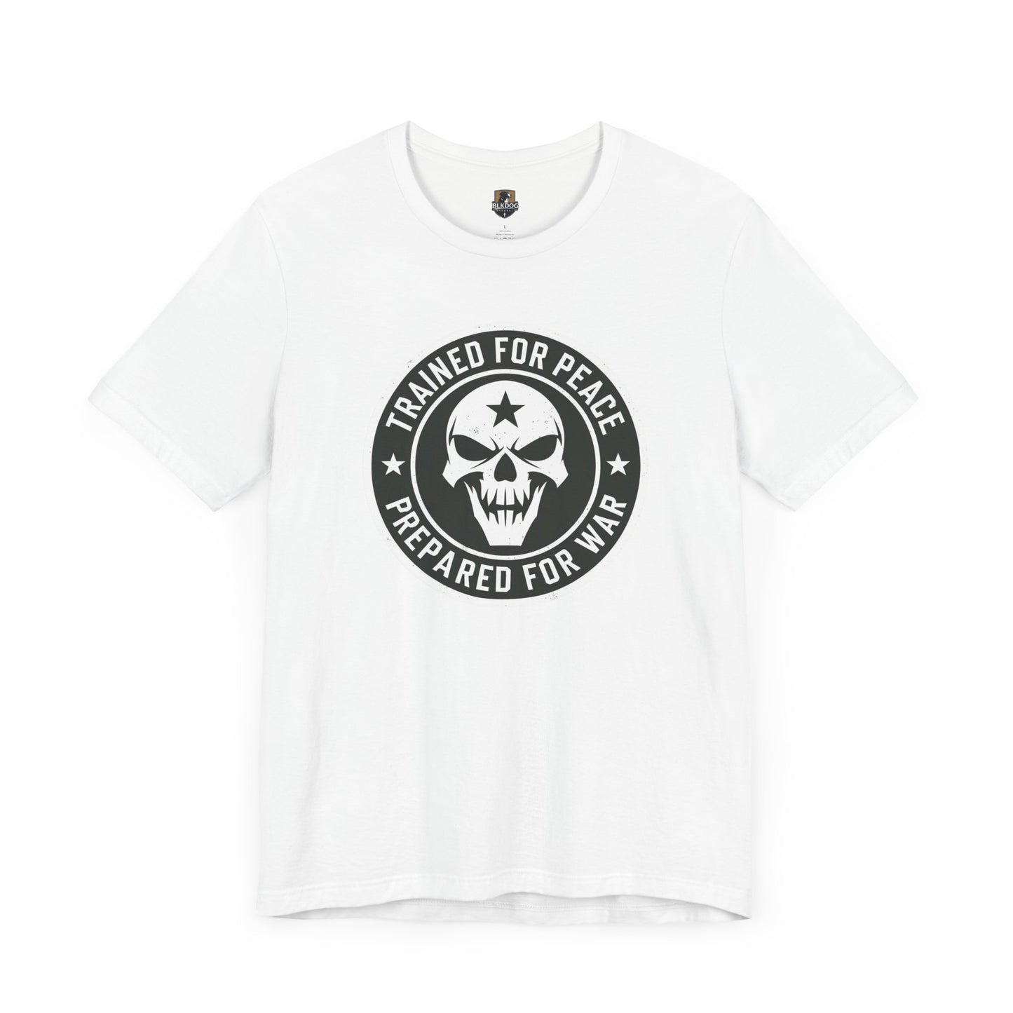 Trained for Peace. Prepared for War Graphic Tee, Unisex Short Sleeve Shirt, Military Tee, Casual Wear, Gift for Veterans