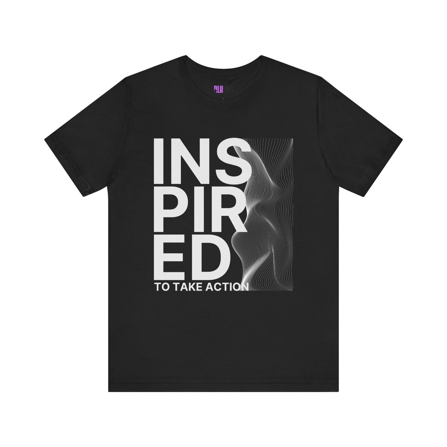 Inspired to Take Action T-Shirt, Motivational Graphic Tee, Unisex Jersey Shirt, Positive Vibes Apparel, Activewear Gift, Empowerment