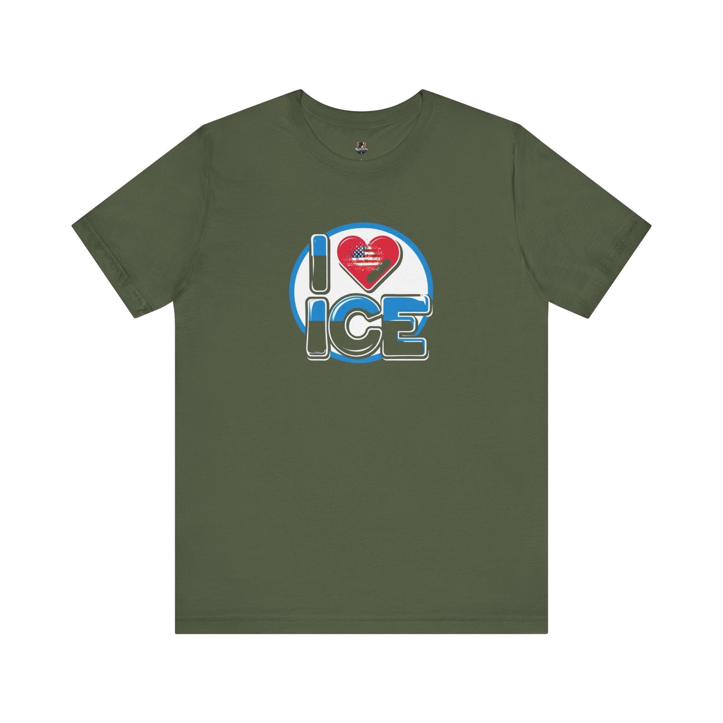 I Love Ice Graphic Tee, Fun Winter Shirt, Cool Gift for Ice Skaters, Cozy Casual Wear, Perfect for Holidays