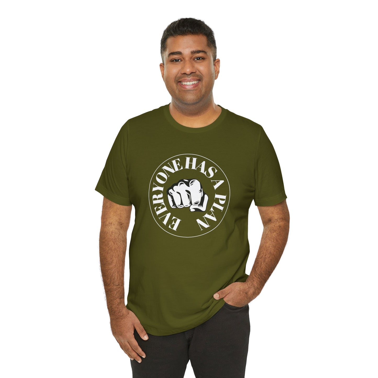 Everyone Has a Plan Until they Get Punched in the Face - Unisex Jersey Short Sleeve Tee