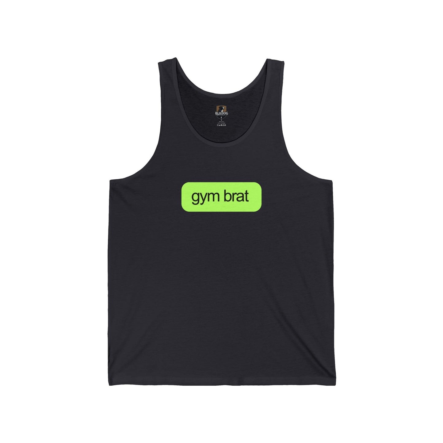 Gym Brat Unisex Jersey Tank Top - Perfect for Workout, Gym Wear, Fitness Enthusiasts - Summer Essentials, Activewear, Gift for Him/Her