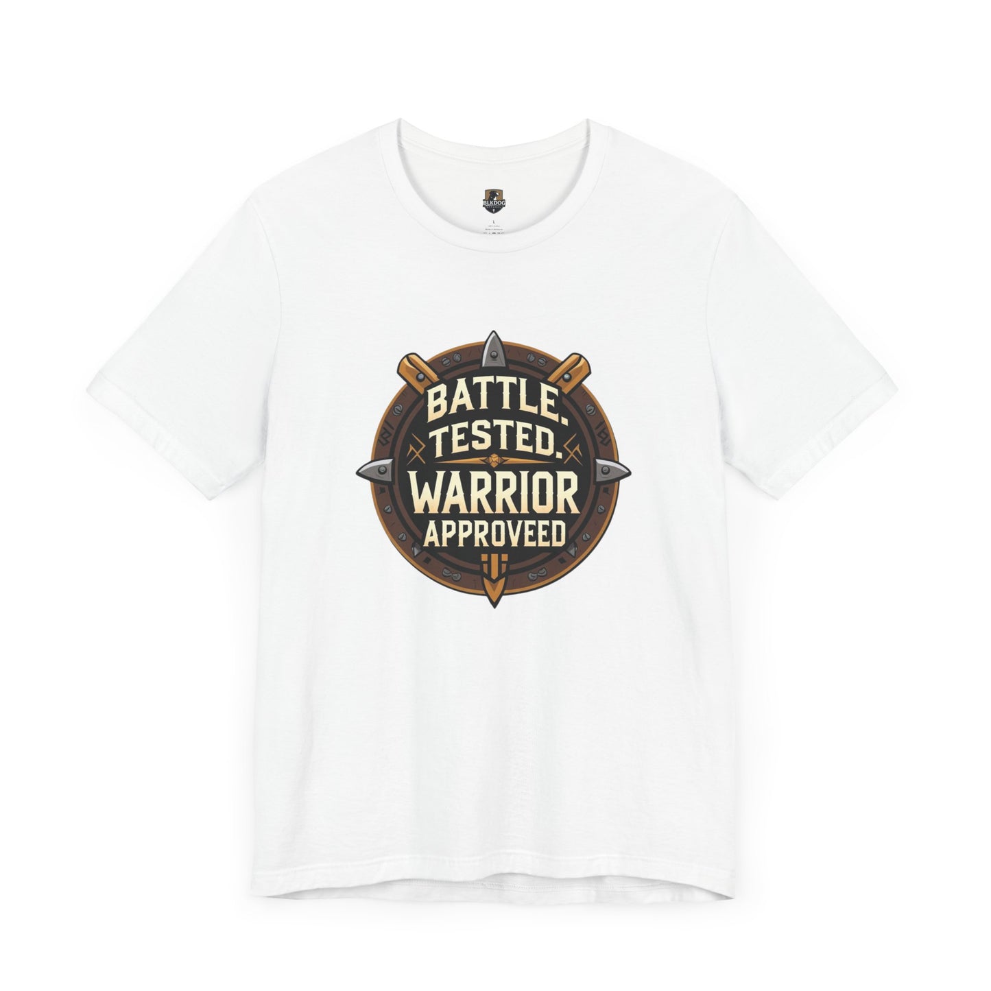 Battle Tested Warrior Approved Tee, Unisex T-Shirt, Gift for Warriors, Motivational Shirt, Fitness Apparel, Casual Wear