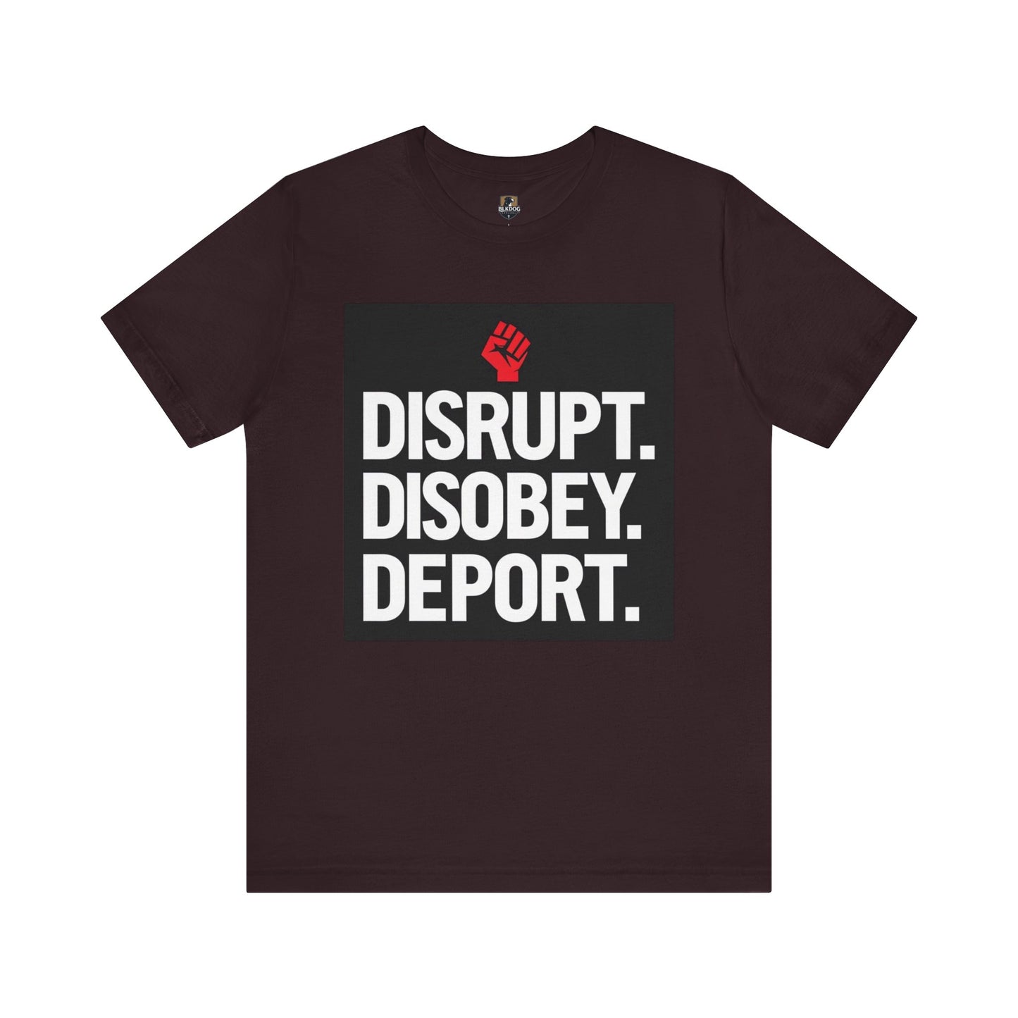 Empowering Message Tee - Disrupt. Disobey. Deport. Unisex T-Shirt, Activist Apparel, Protest Wear, Gift for Advocates