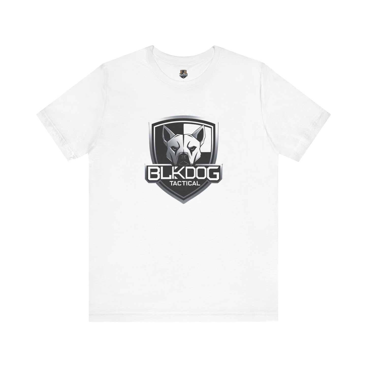 BLKDOG Tactical Unisex Jersey Tee, Graphic Tee, Casual Wear, Gift for Dog Lovers, Military Inspired, Everyday Comfort