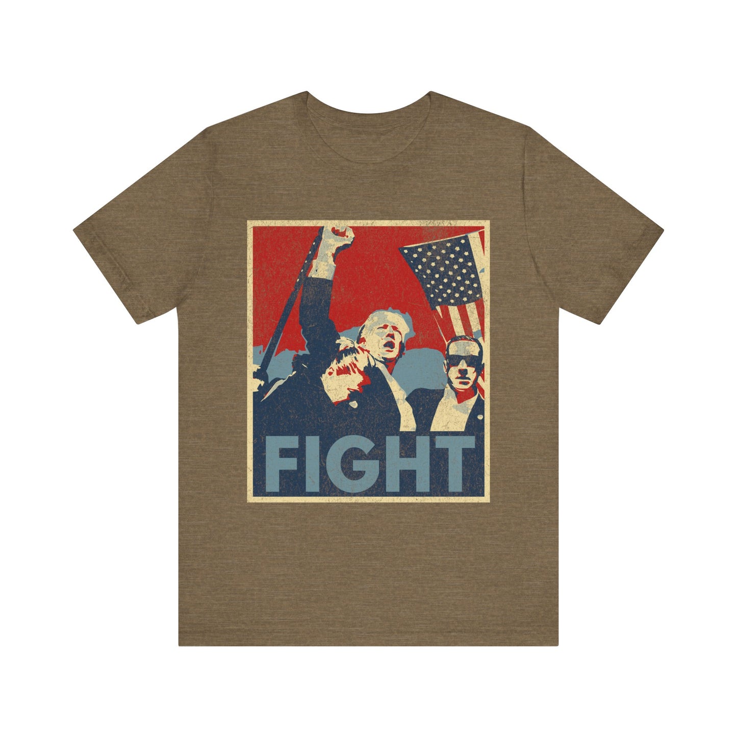 Trump24 - FIGHT - Unisex Jersey Short Sleeve Tee