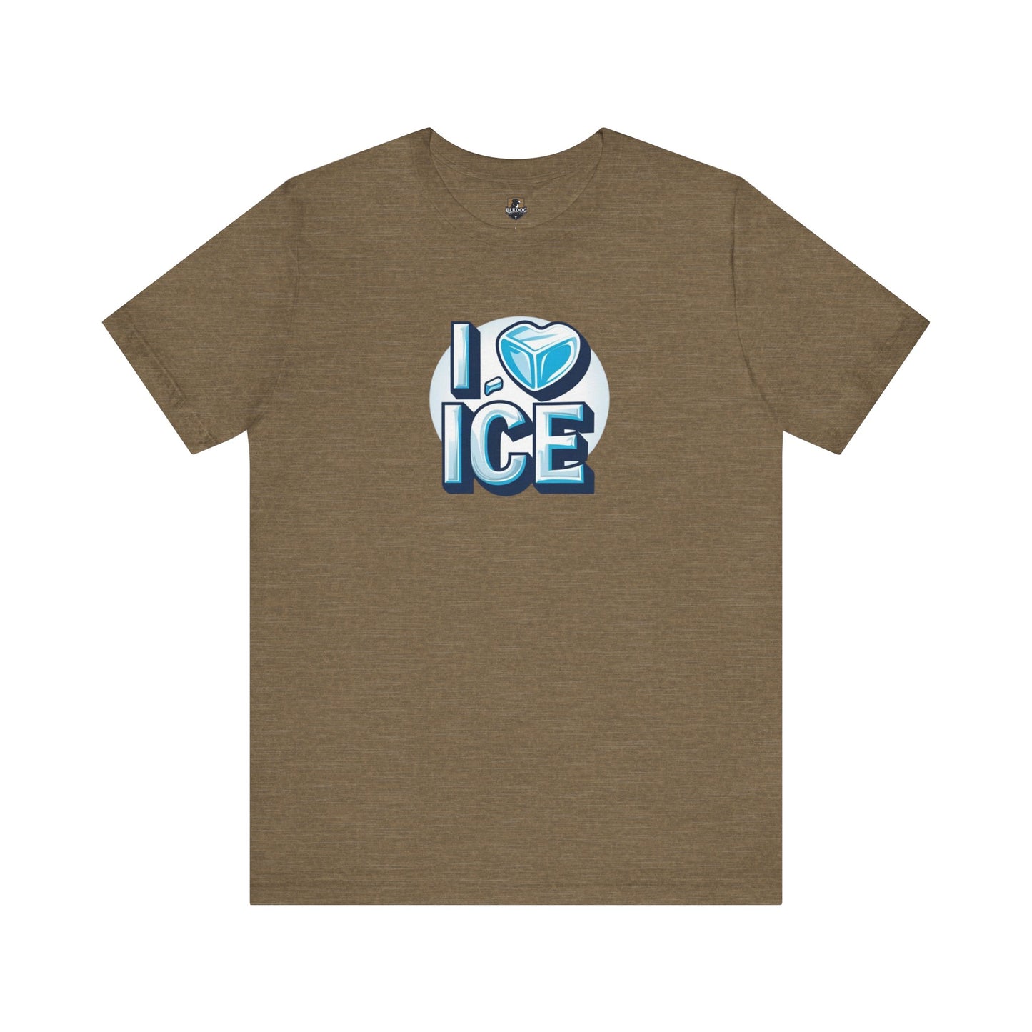 I Love Ice Unisex Short Sleeve Tee, Cute T-Shirt for Ice Cream Lovers, Summer Fashion, Gift for Friends, Ice Cream Party Attire