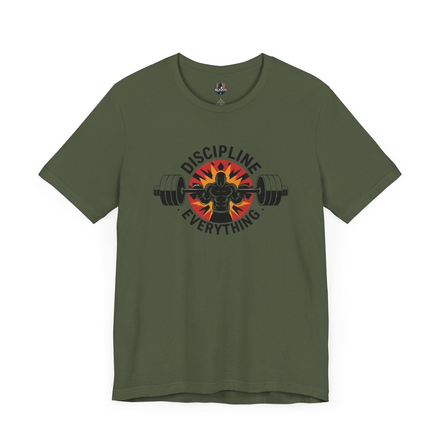 Discipline Is Everything Gym Tee, Fitness Shirt, Motivational Workout Top, Unisex Activewear, Gift for Gym Lovers