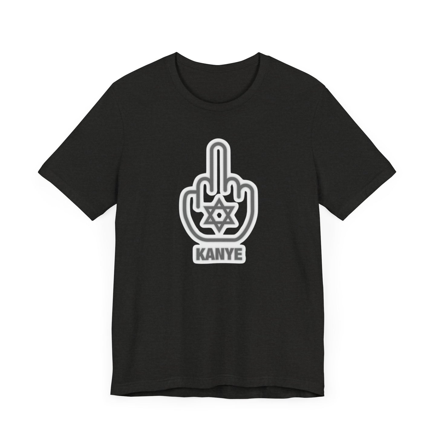F Kanye - Middle Finger with Star of David - Tee Fight against Antisemitism