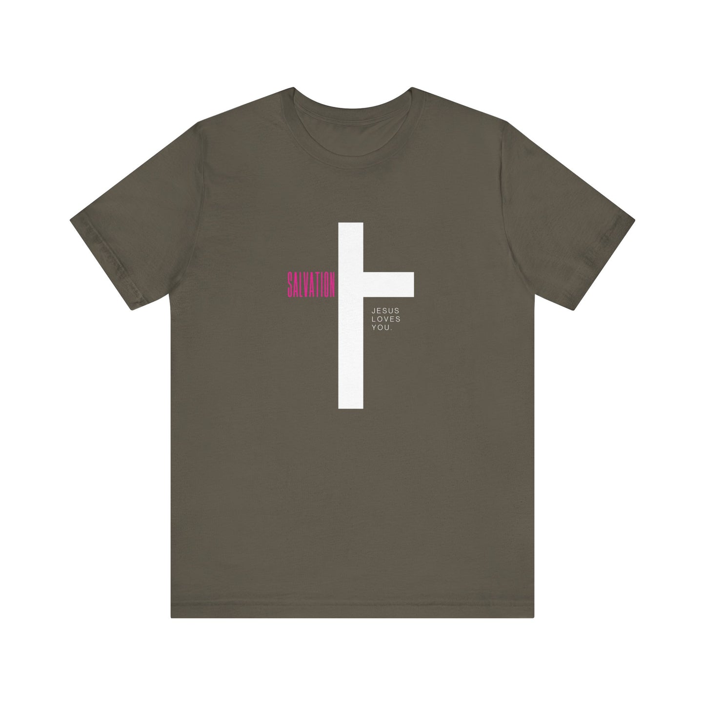 Salvation - Jesus Loves You - Unisex Jersey Short Sleeve Tee