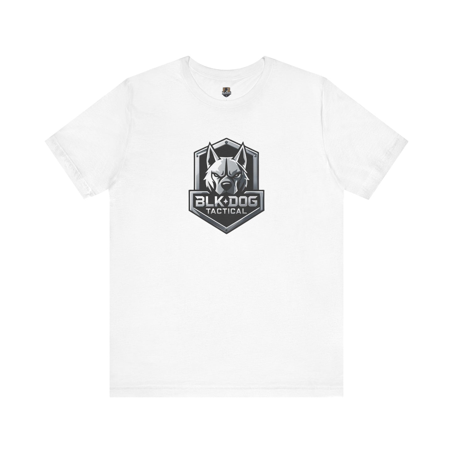Tactical Graphic Tee - BLKDOG Tactical Design, Unisex Shirt for Dog Lovers, Gift for Pet Owners, Outdoor Adventure Wear, Casual Style