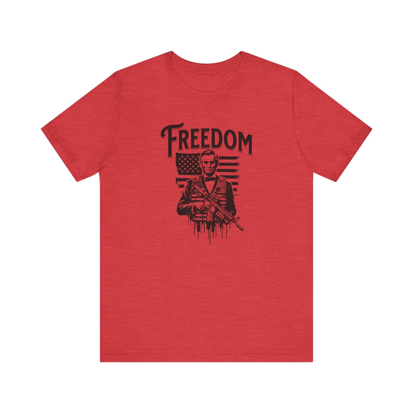 Patriotic Tee, President Lincoln Shirt, Historical Gun Owner Top, American History T-Shirt, Political Activist Apparel
