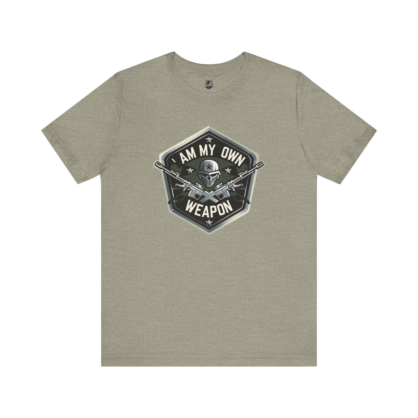 I am my Own Weapon, Unisex Jersey Short Sleeve Tee, Graphic Tee for Confidence, Gift for Self-Love, Casual Wear, Motivational Shirt