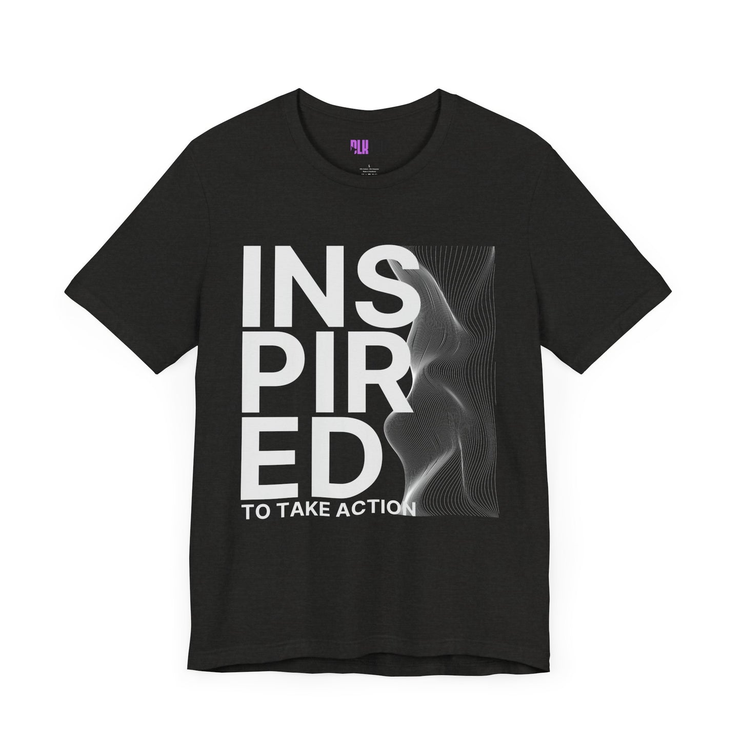Inspired to Take Action T-Shirt, Motivational Graphic Tee, Unisex Jersey Shirt, Positive Vibes Apparel, Activewear Gift, Empowerment