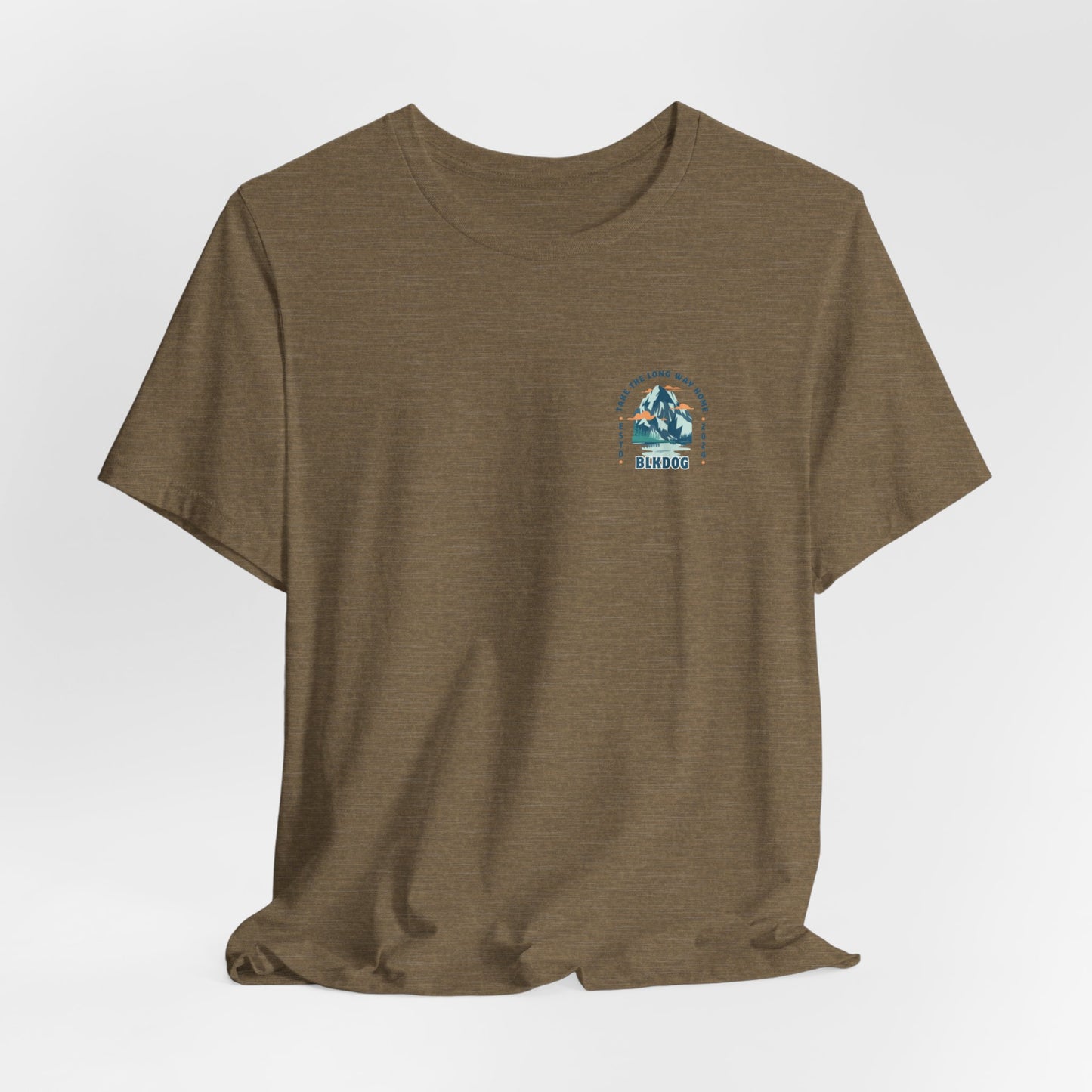 Take the Long Way Home - Enjoy the Moment - Unisex Jersey Short Sleeve Tee