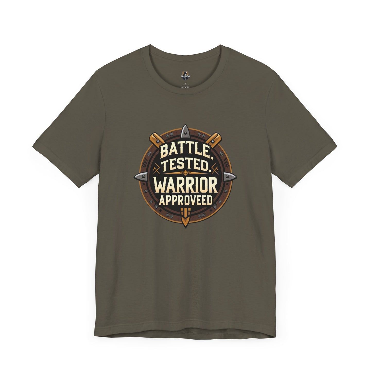 Battle Tested Warrior Approved Tee, Unisex T-Shirt, Gift for Warriors, Motivational Shirt, Fitness Apparel, Casual Wear