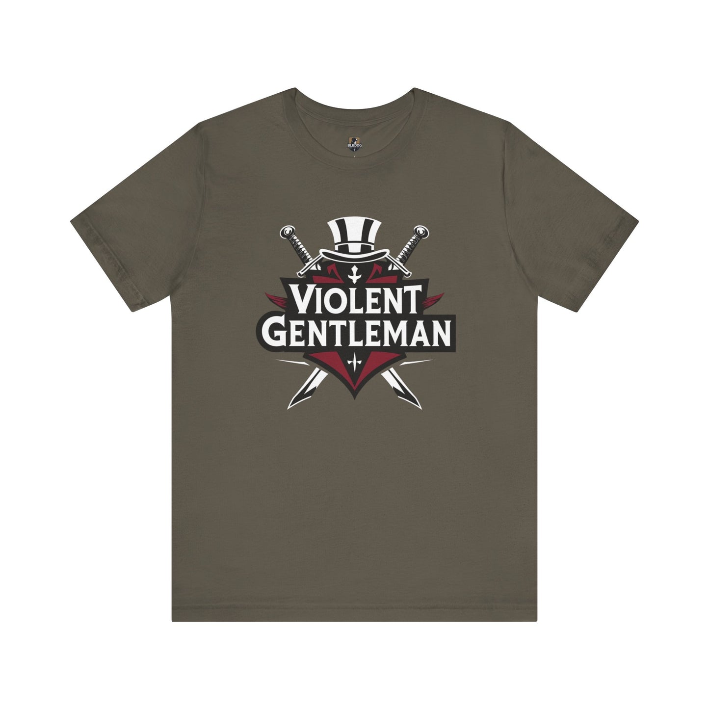 Violent Gentleman Tee, Casual Graphic Tee, Gift for Men, Streetwear Style, Birthday Gift, Cool Shirt