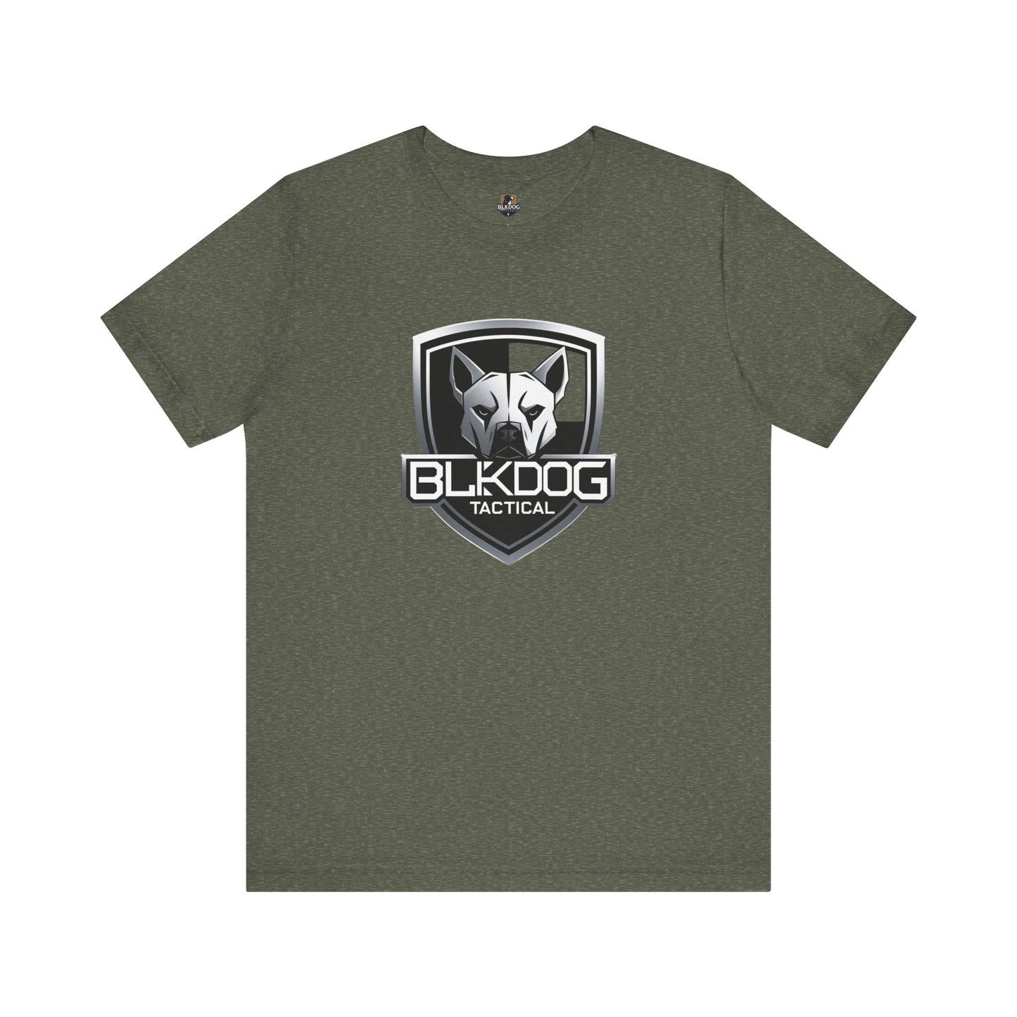 BLKDOG Tactical Unisex Jersey Tee, Graphic Tee, Casual Wear, Gift for Dog Lovers, Military Inspired, Everyday Comfort