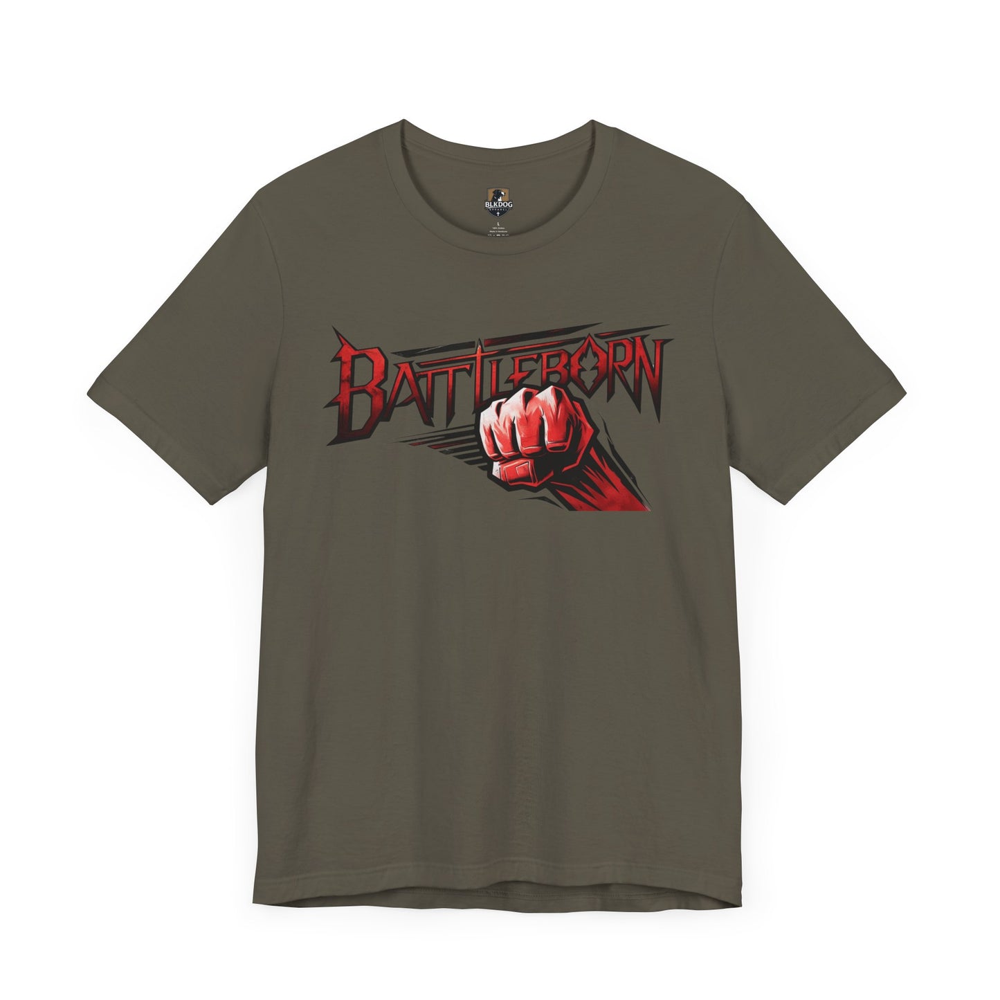 Battleborn Unisex Jersey Short Sleeve Tee - Bold Graphic Tee for Empowerment & Motivation