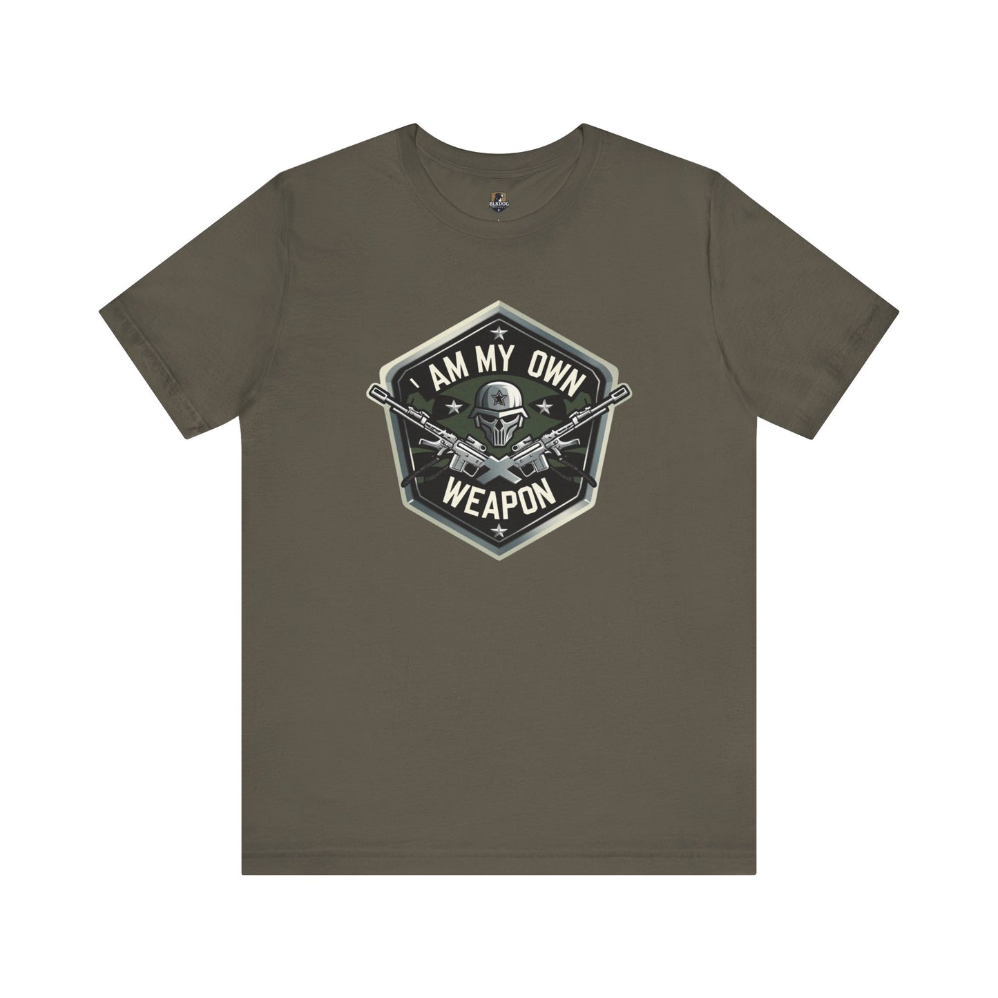 I am my Own Weapon, Unisex Jersey Short Sleeve Tee, Graphic Tee for Confidence, Gift for Self-Love, Casual Wear, Motivational Shirt