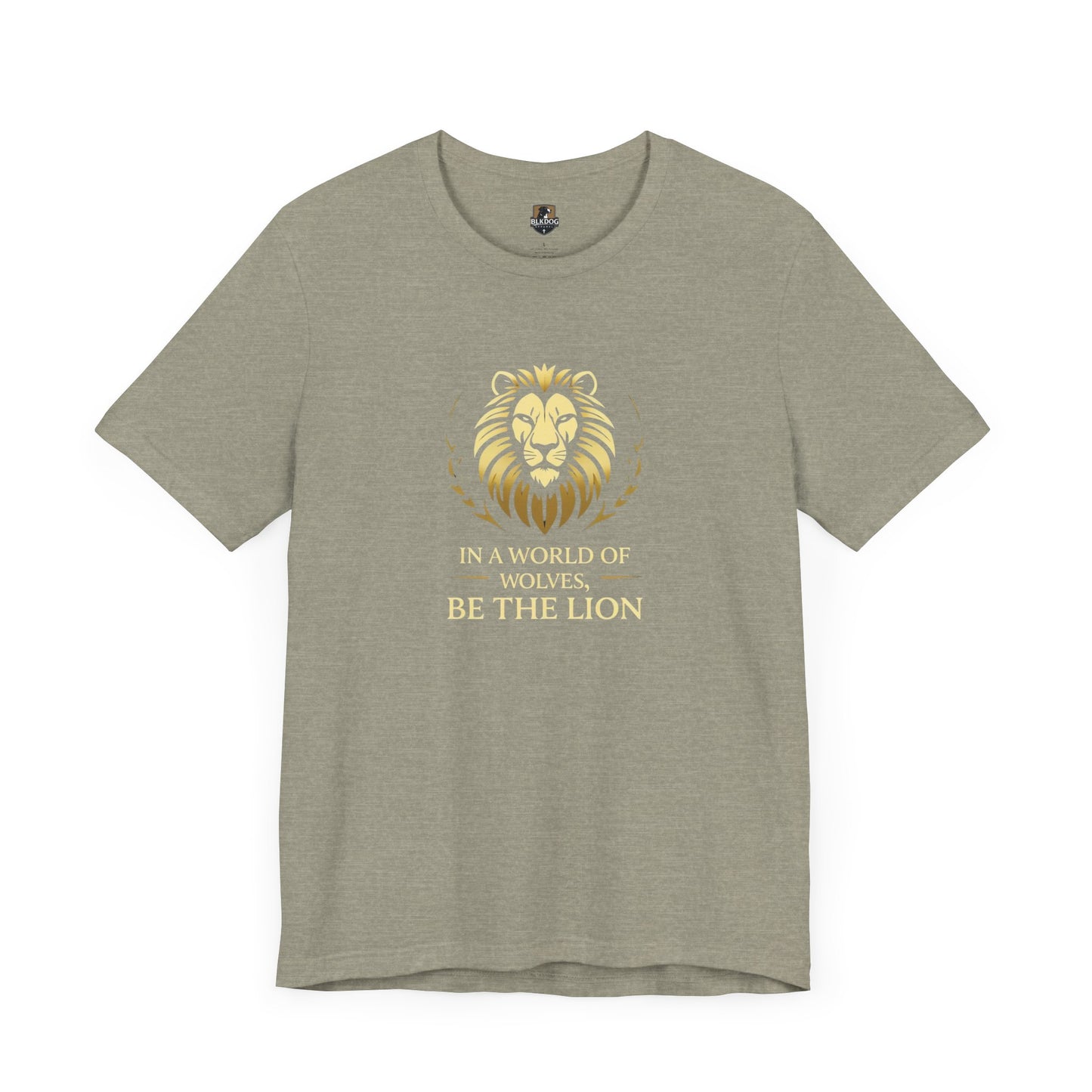 Bold Lion Graphic Tee - Inspiring Unisex T-Shirt for Animal Lovers, Motivational Gift, Casual Wear, Unique Statement Top, All Occasions