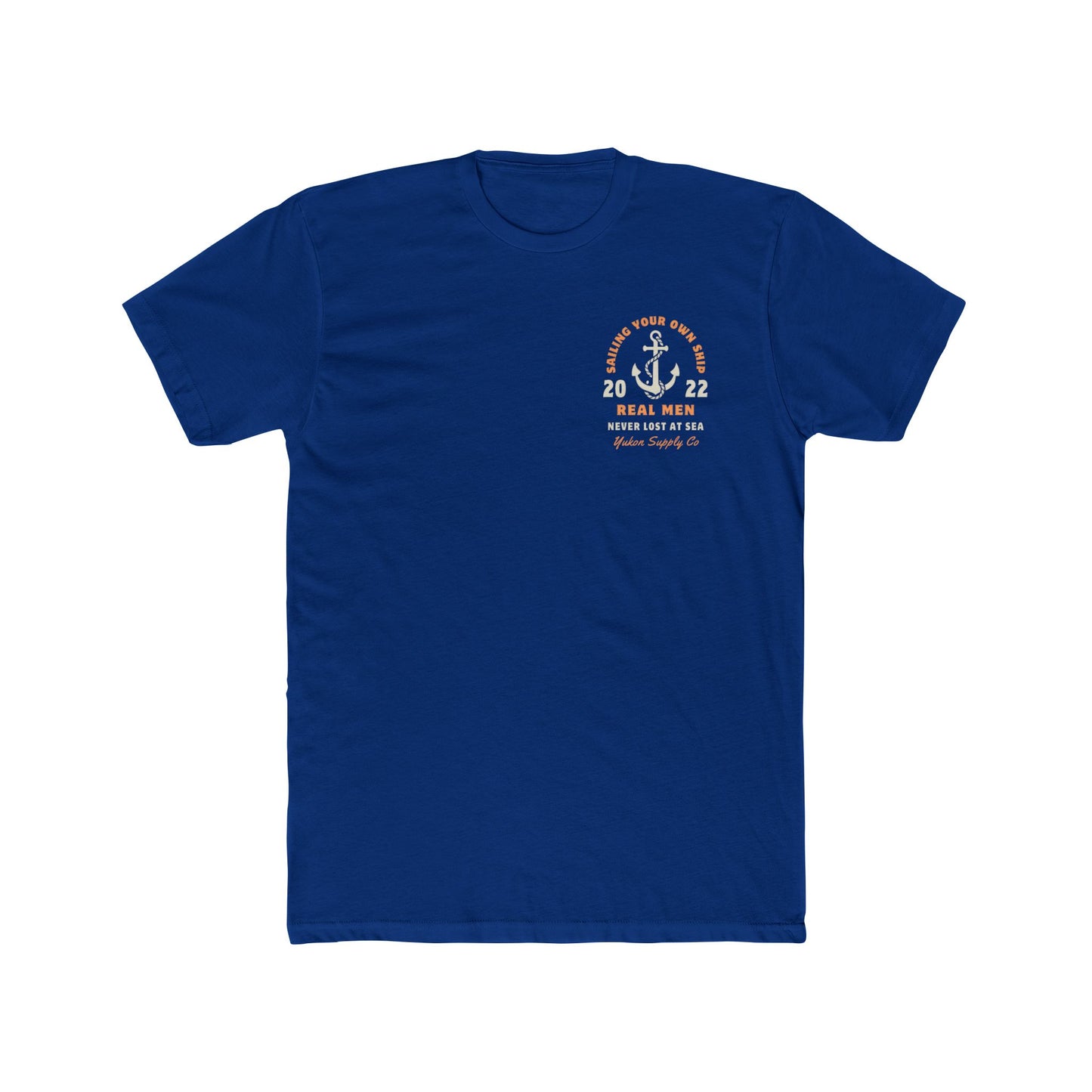 Real Men Lost at Sea - Men's Cotton Crew Tee