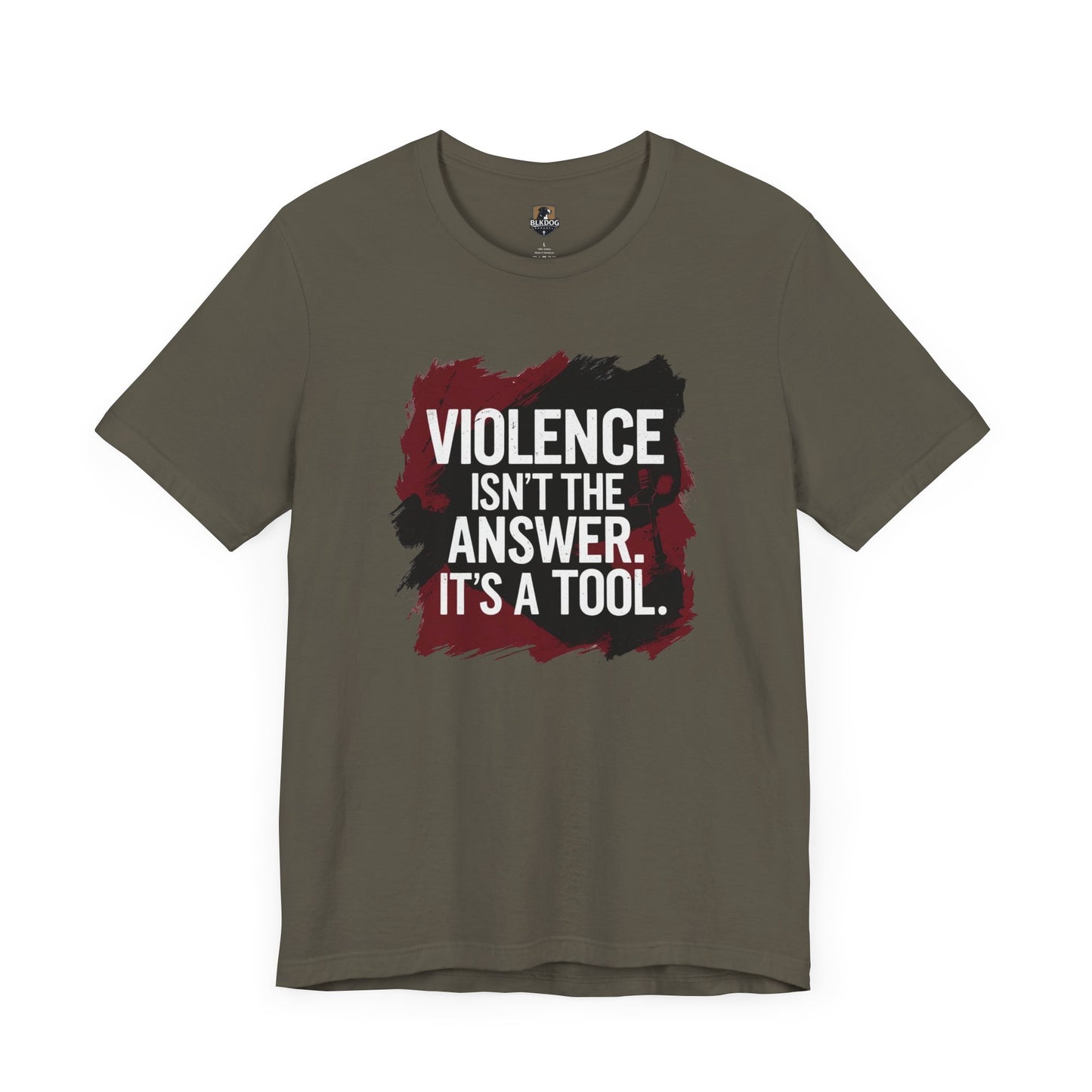 Bold Statement Tee Violence Isn't the Answer, Casual Wear, Gift for Activists, Social Justice Apparel