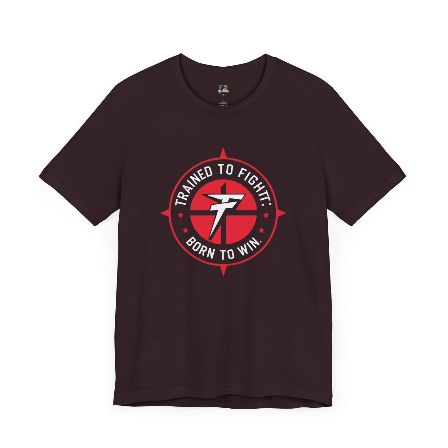 Motivational Fitness Tee - 'Trained to Fight: Born to Win' Unisex Jersey Shirt for Gym Lovers, Workout Gift, Inspirational Apparel, Fitness