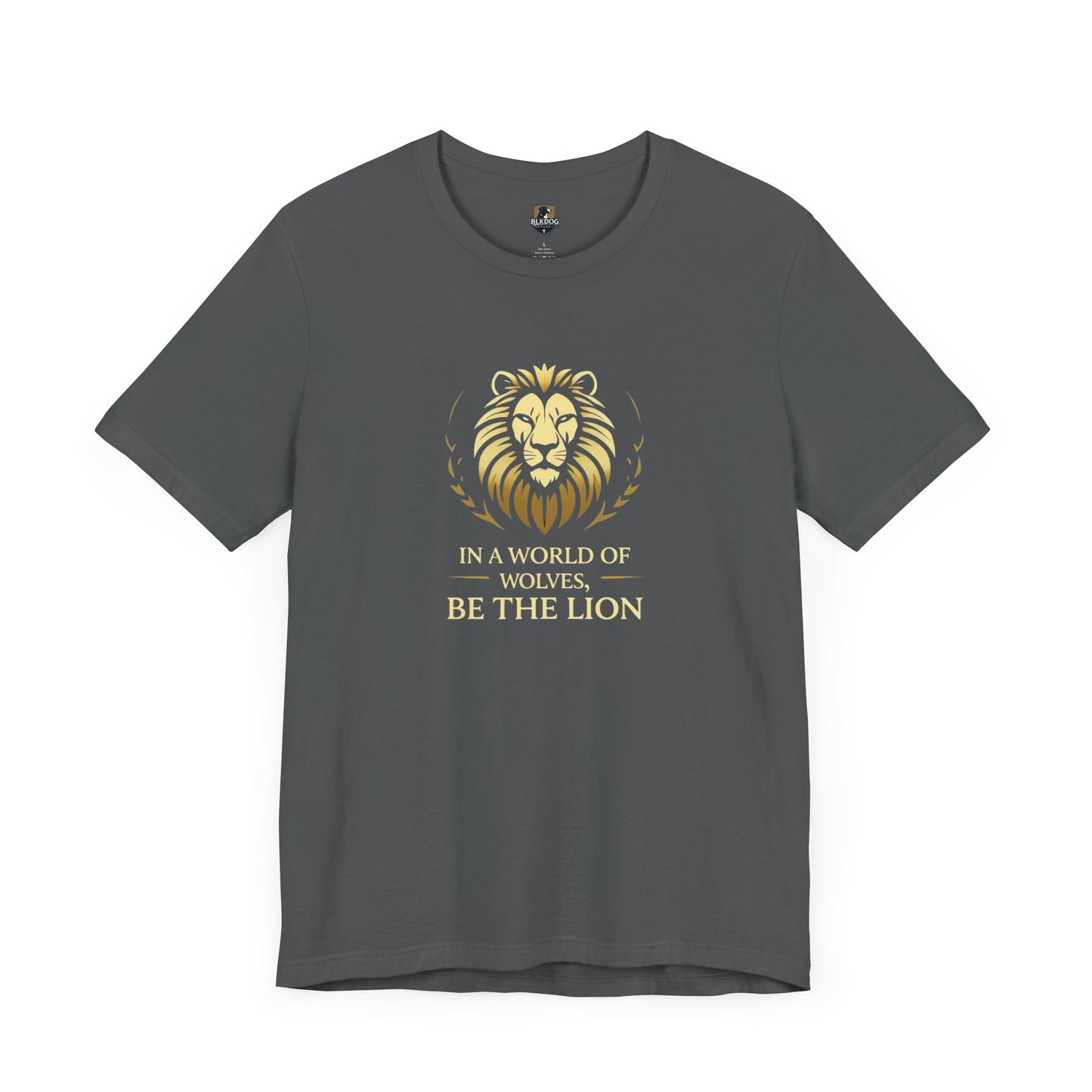 Bold Lion Graphic Tee - Inspiring Unisex T-Shirt for Animal Lovers, Motivational Gift, Casual Wear, Unique Statement Top, All Occasions