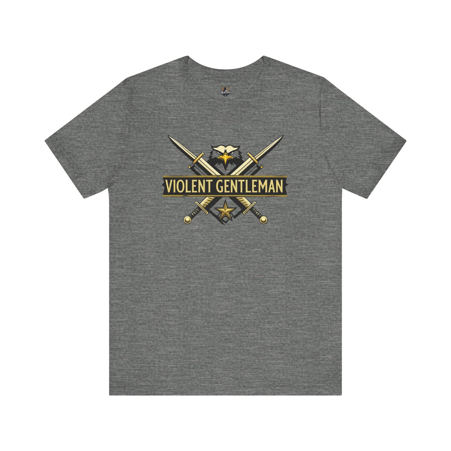 Violent Gentleman Tee, Unisex Jersey Shirt, Classic Casual Wear, Perfect Gift for Him, Graphic Tee for All Occasions