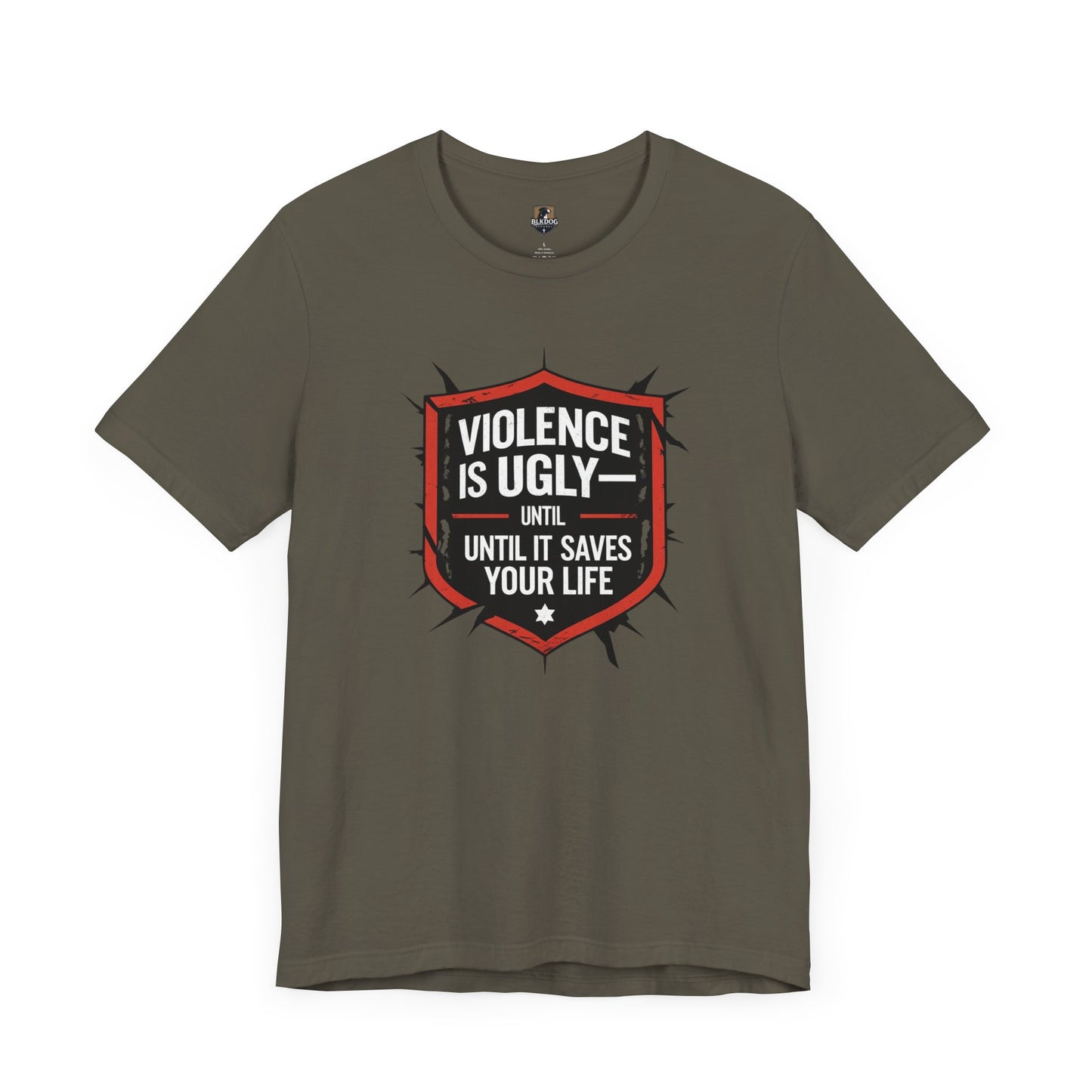 Violence is Ugly Tee, Unisex Graphic Tee, Awareness Shirt, Casual Everyday Wear, Gift for Activists, Motivational Apparel