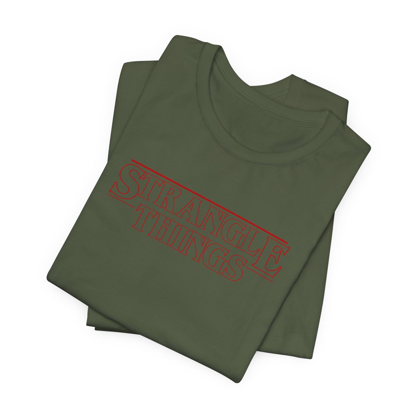 Strangle Things - Funny Stranger Things Unisex Tee Shirt, Strangle Things Graphic Shirt, Short Sleeve Tee, Unisex Jersey, Pop Culture