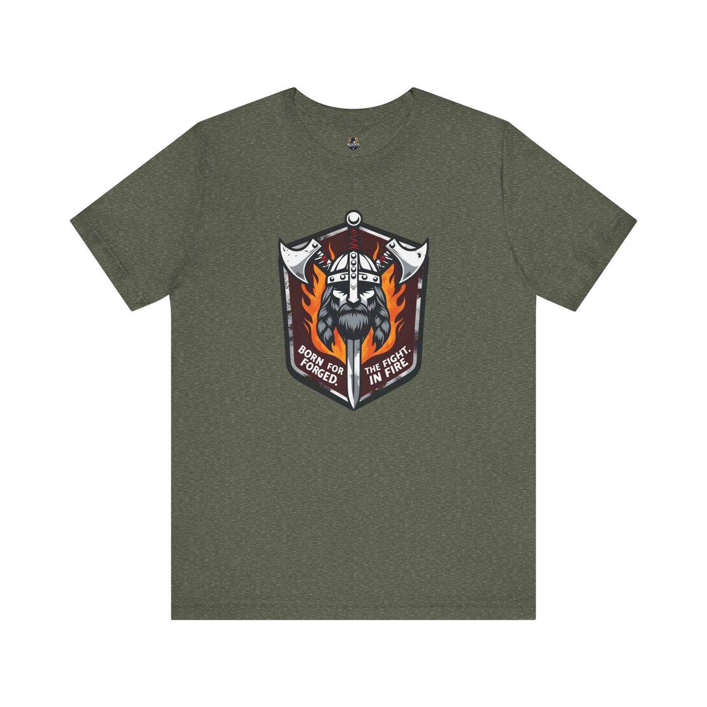 Warrior Spirit Short Sleeve Tee | Born to Fight, Unisex Graphic T-Shirt, Gift for Gamers, Casual Wear, Motivational Tee, Birthday Present