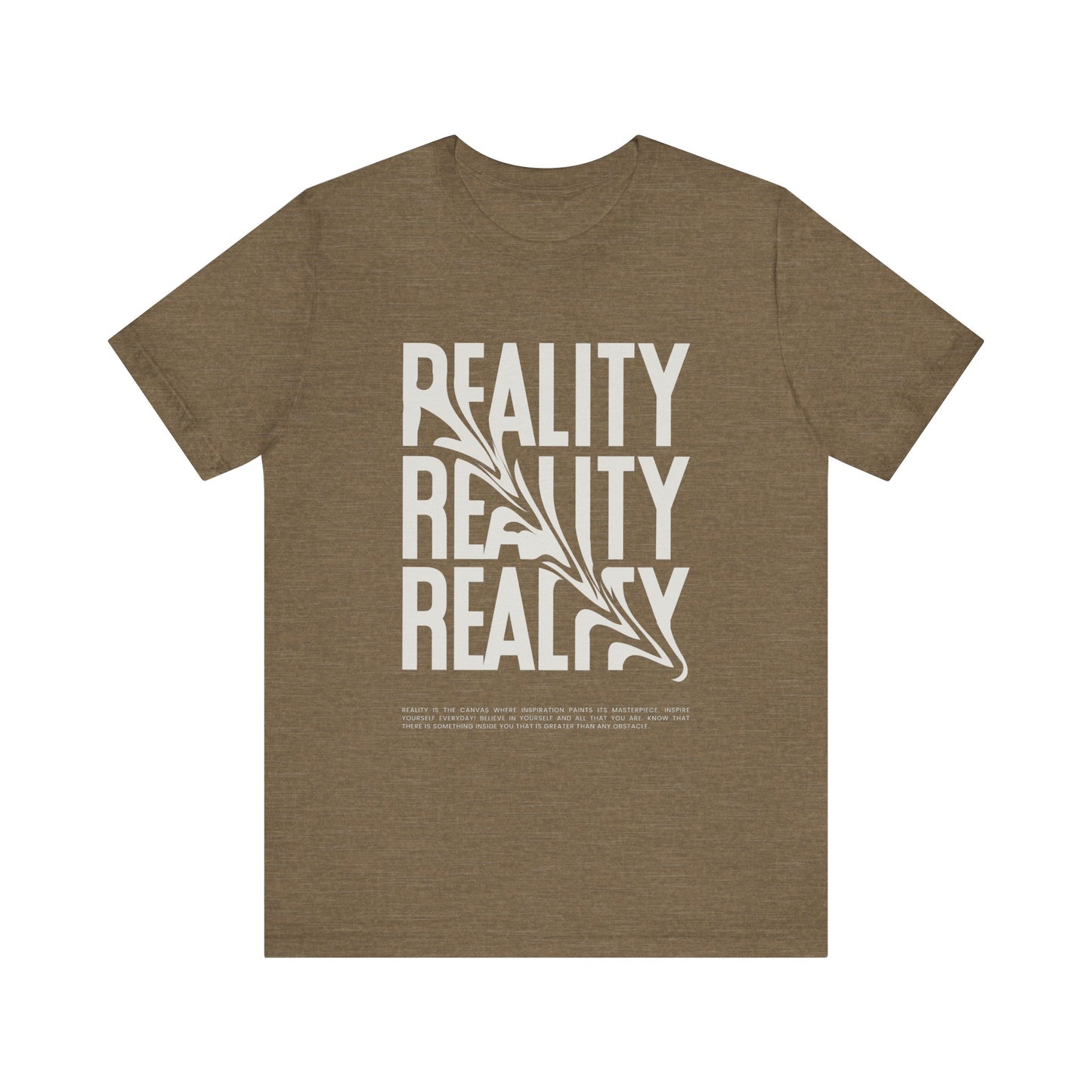 Skewed Reality Unisex Tee, Graphic T-Shirt, Abstract Design, Black and White Shirt, Unique Gift