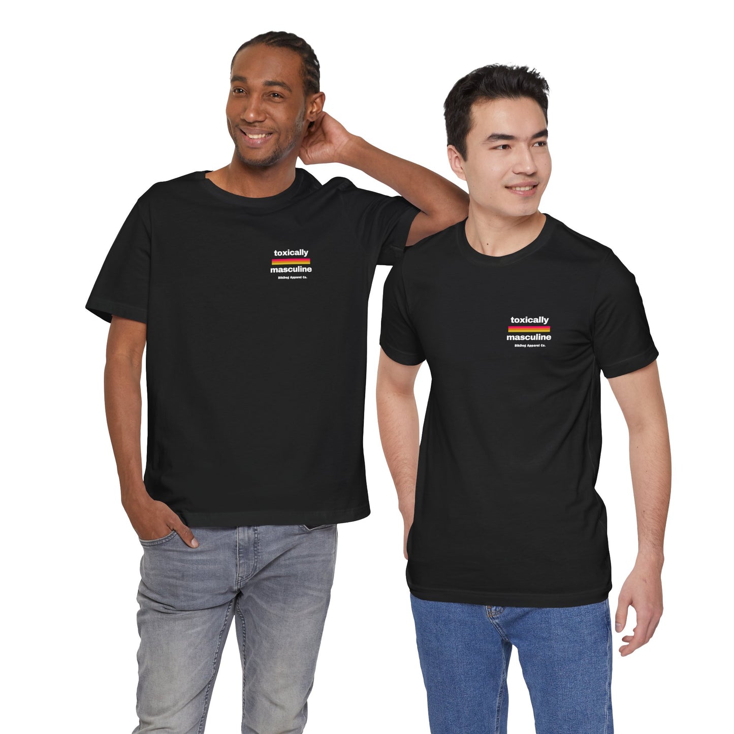 Toxically Masculine Tee, Unisex Graphic T-Shirt, Gender Stereotypes Shirt, Poisonously Manly Top, Men's Feminist Clothing