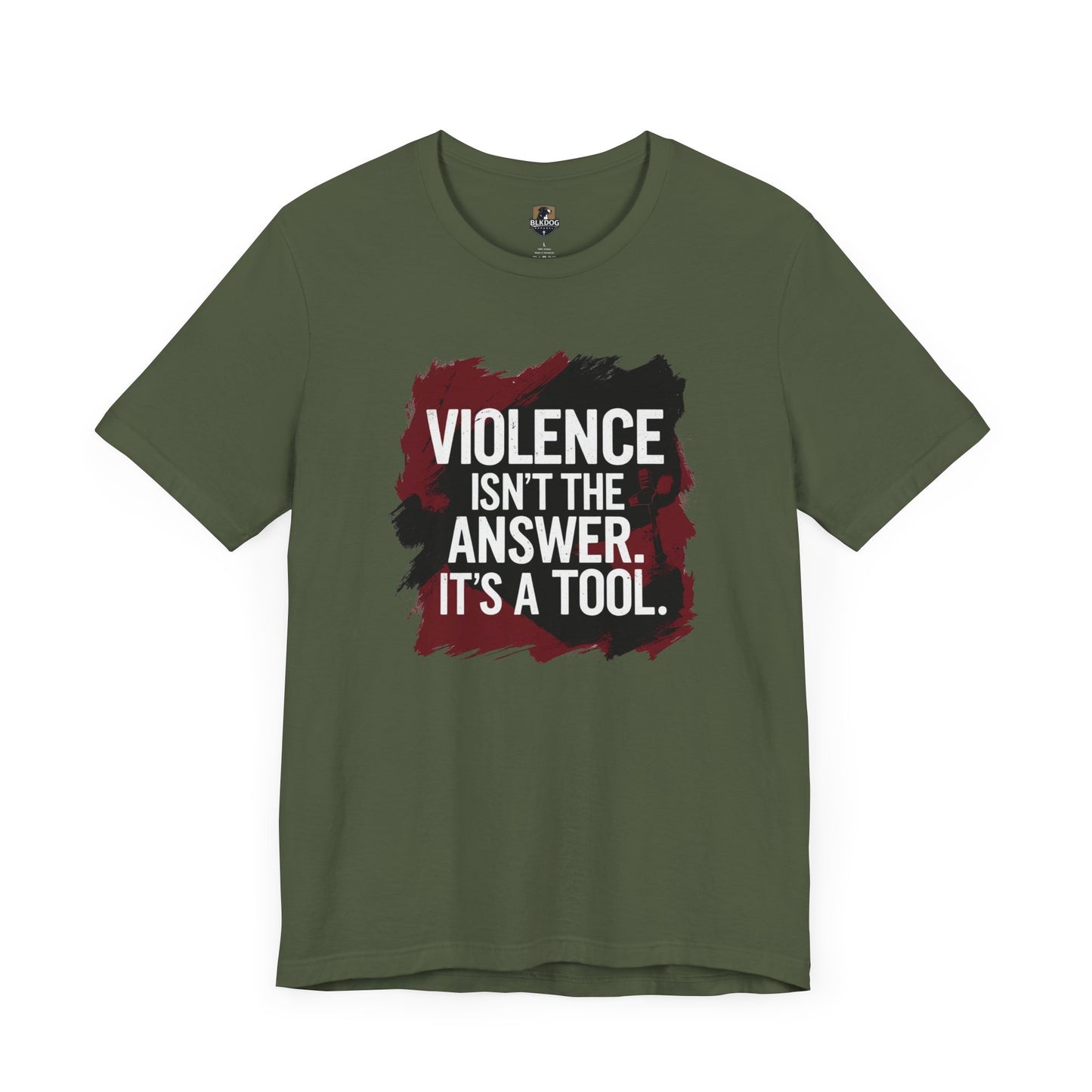 Bold Statement Tee Violence Isn't the Answer, Casual Wear, Gift for Activists, Social Justice Apparel