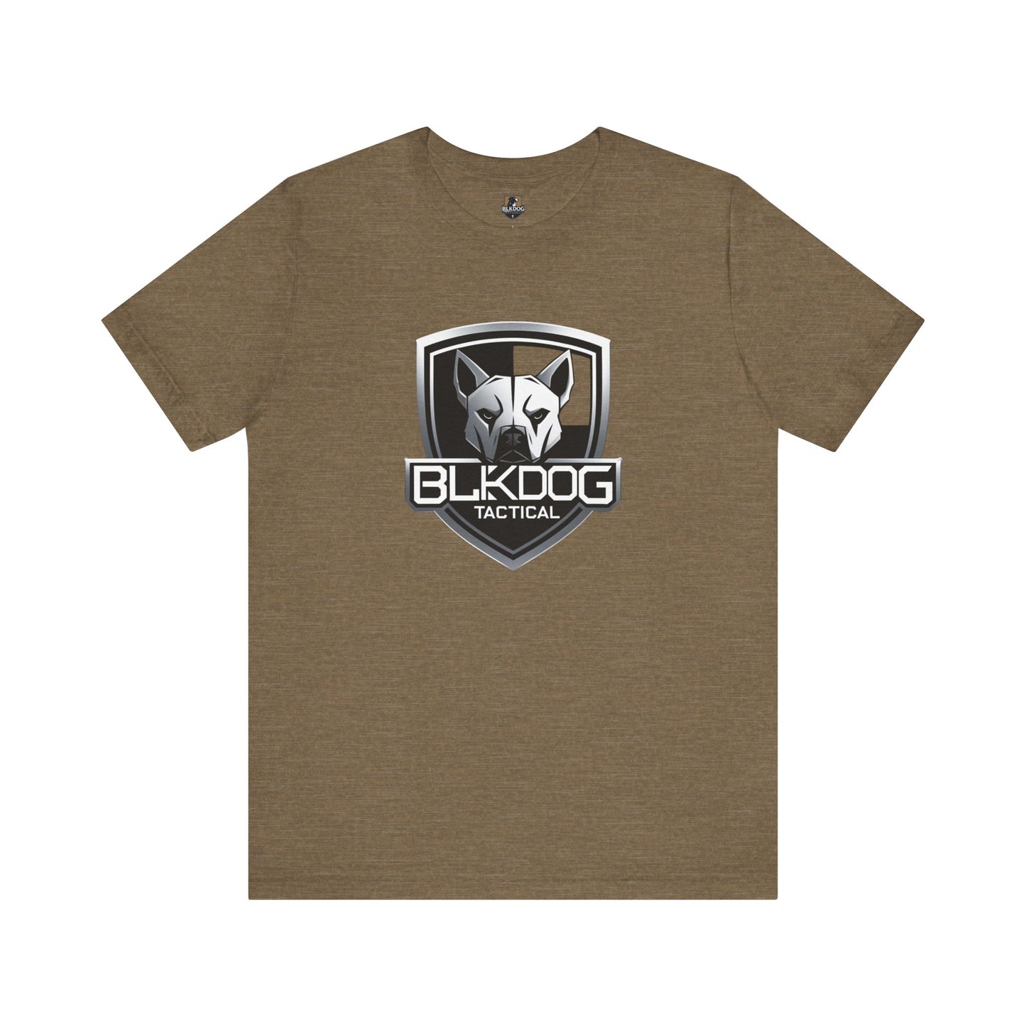 BLKDOG Tactical Unisex Jersey Tee, Graphic Tee, Casual Wear, Gift for Dog Lovers, Military Inspired, Everyday Comfort