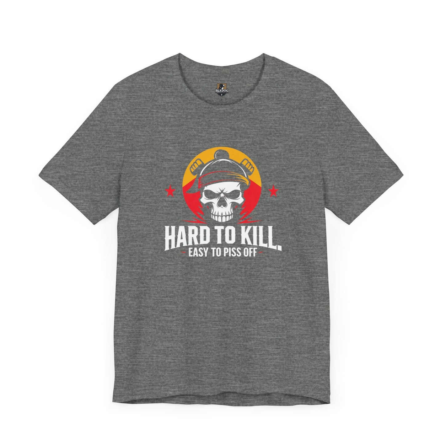 Hard to Kill Graphic Tee - Edgy Casual Wear, Perfect for Gifts, Festivals, and Everyday Adventures, Unisex Jersey Tee, Humor Shirt