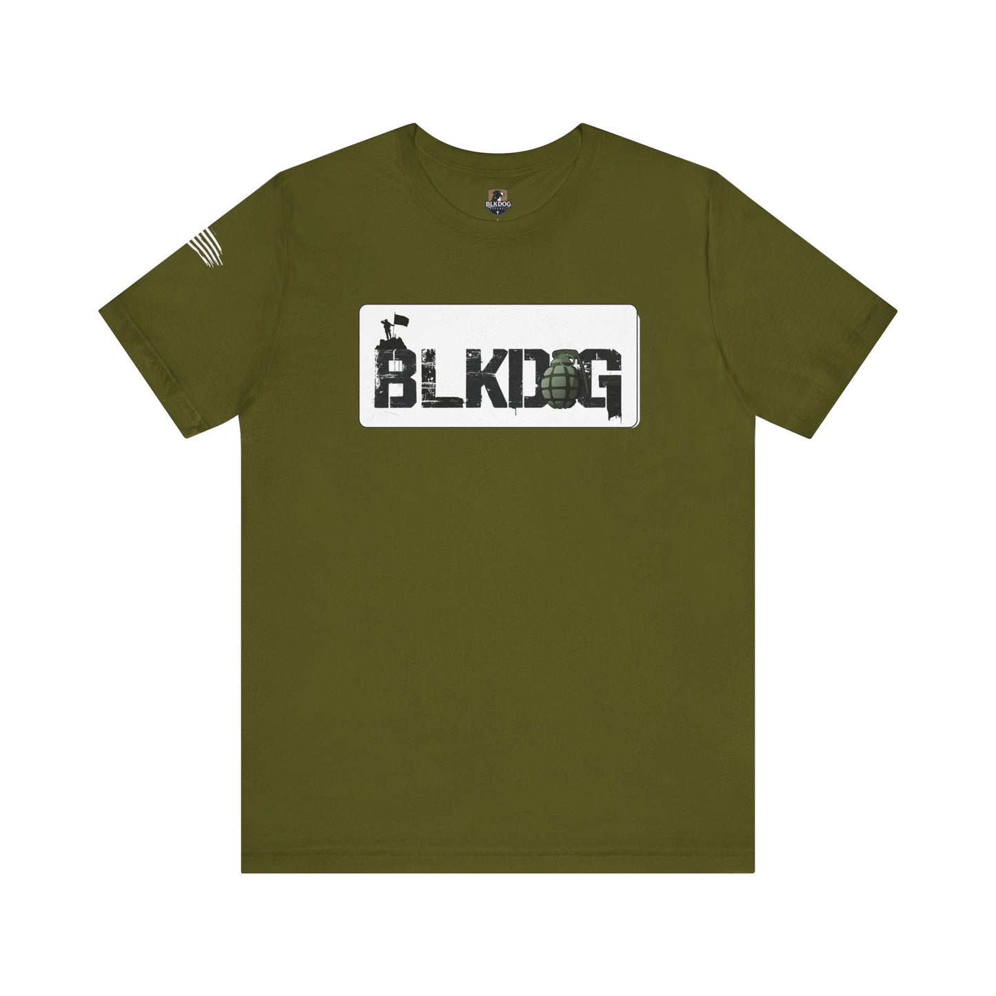 BLKDOG Graphic Unisex Short Sleeve Tee - Military Style Tee