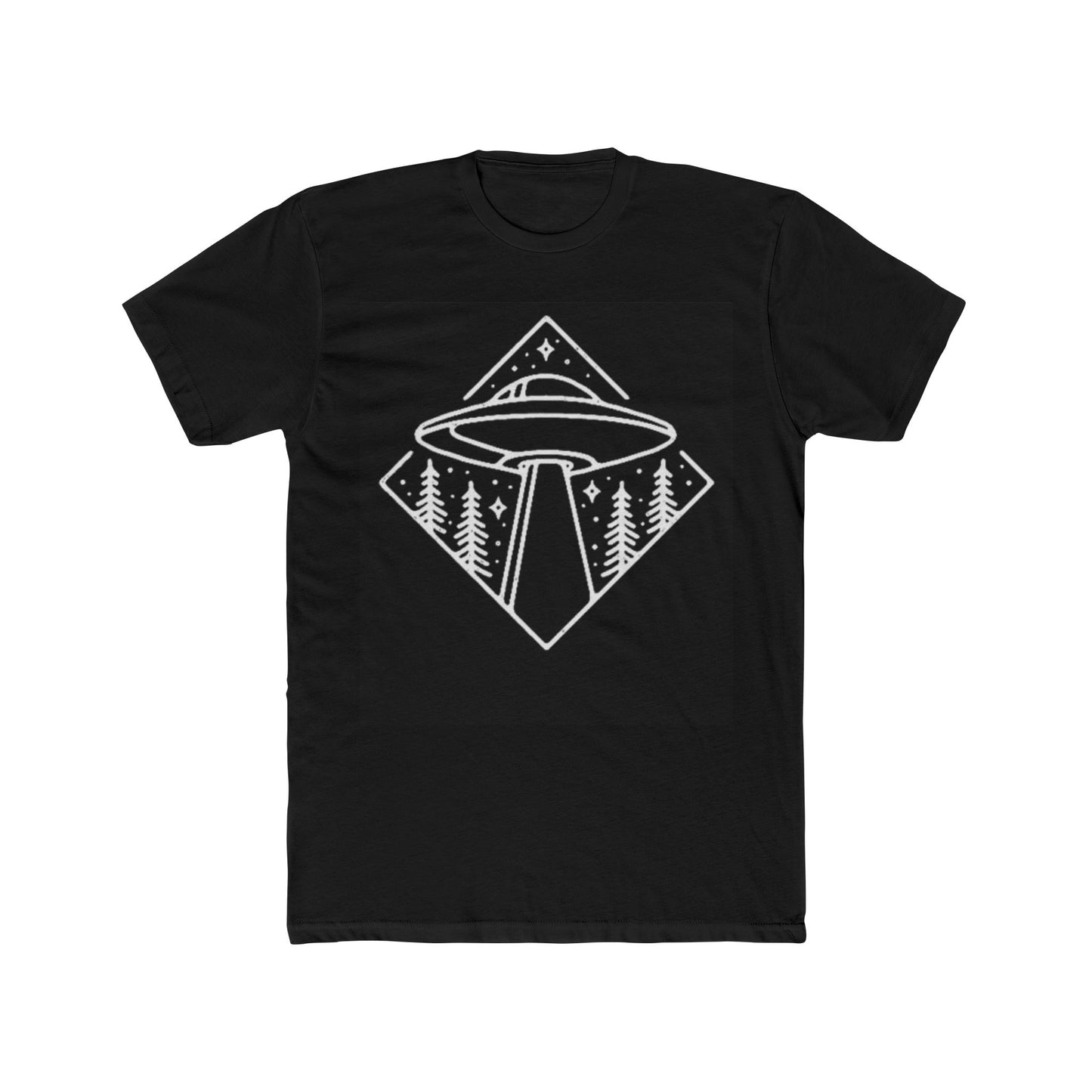 Alien Spaceship - Cotton Crew Tee