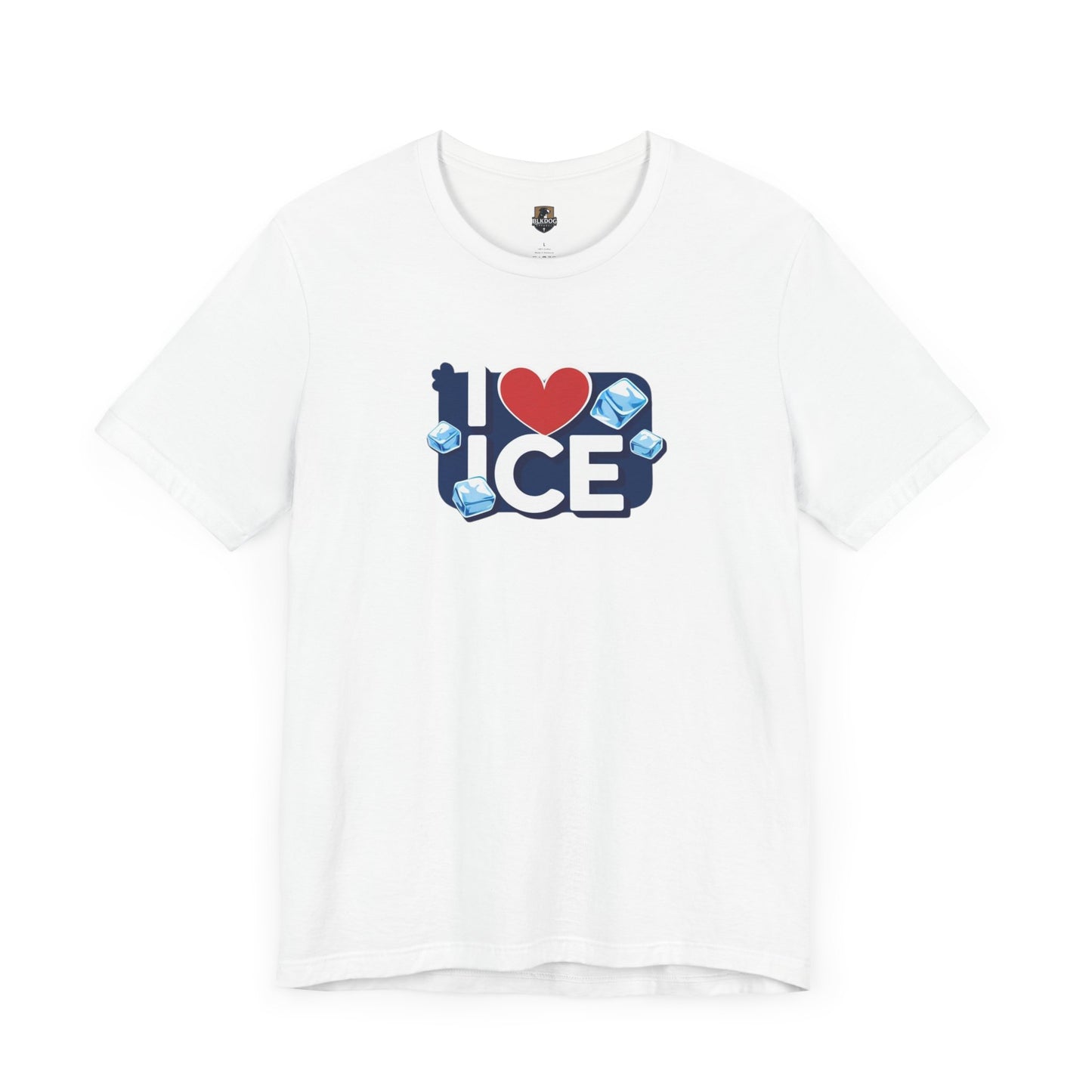 I Love Ice - Cool Unisex Jersey Tee, Fun Summer Casual Wear, Unique Gift for Ice Lovers, Cute Graphic T-Shirt, Festival Fashion