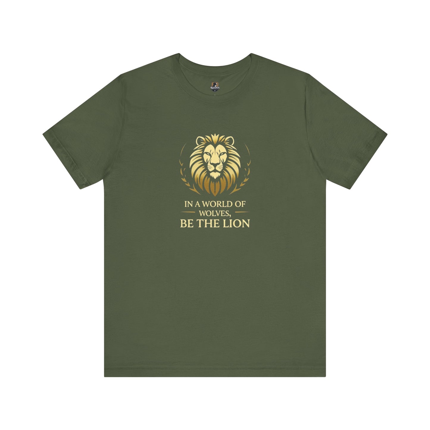 Bold Lion Graphic Tee - Inspiring Unisex T-Shirt for Animal Lovers, Motivational Gift, Casual Wear, Unique Statement Top, All Occasions