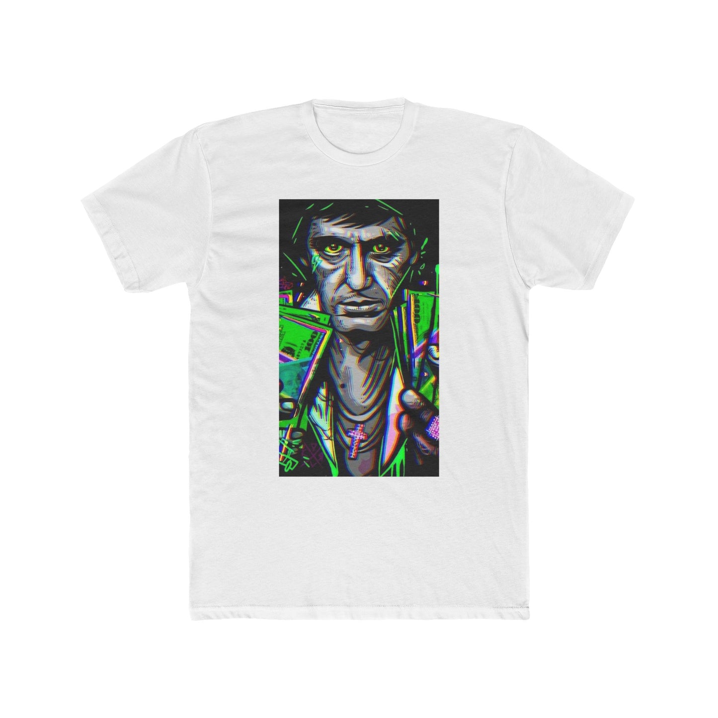 Blurry Scarface - Cotton Crew Tee