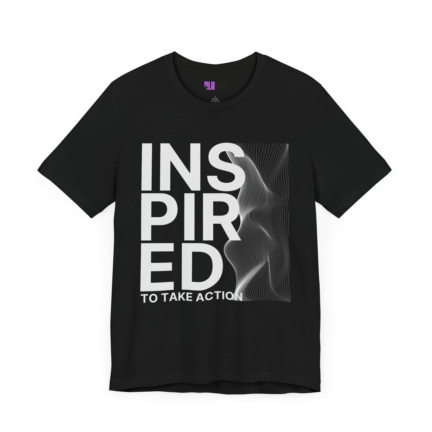 Inspired to Take Action T-Shirt, Motivational Graphic Tee, Unisex Jersey Shirt, Positive Vibes Apparel, Activewear Gift, Empowerment