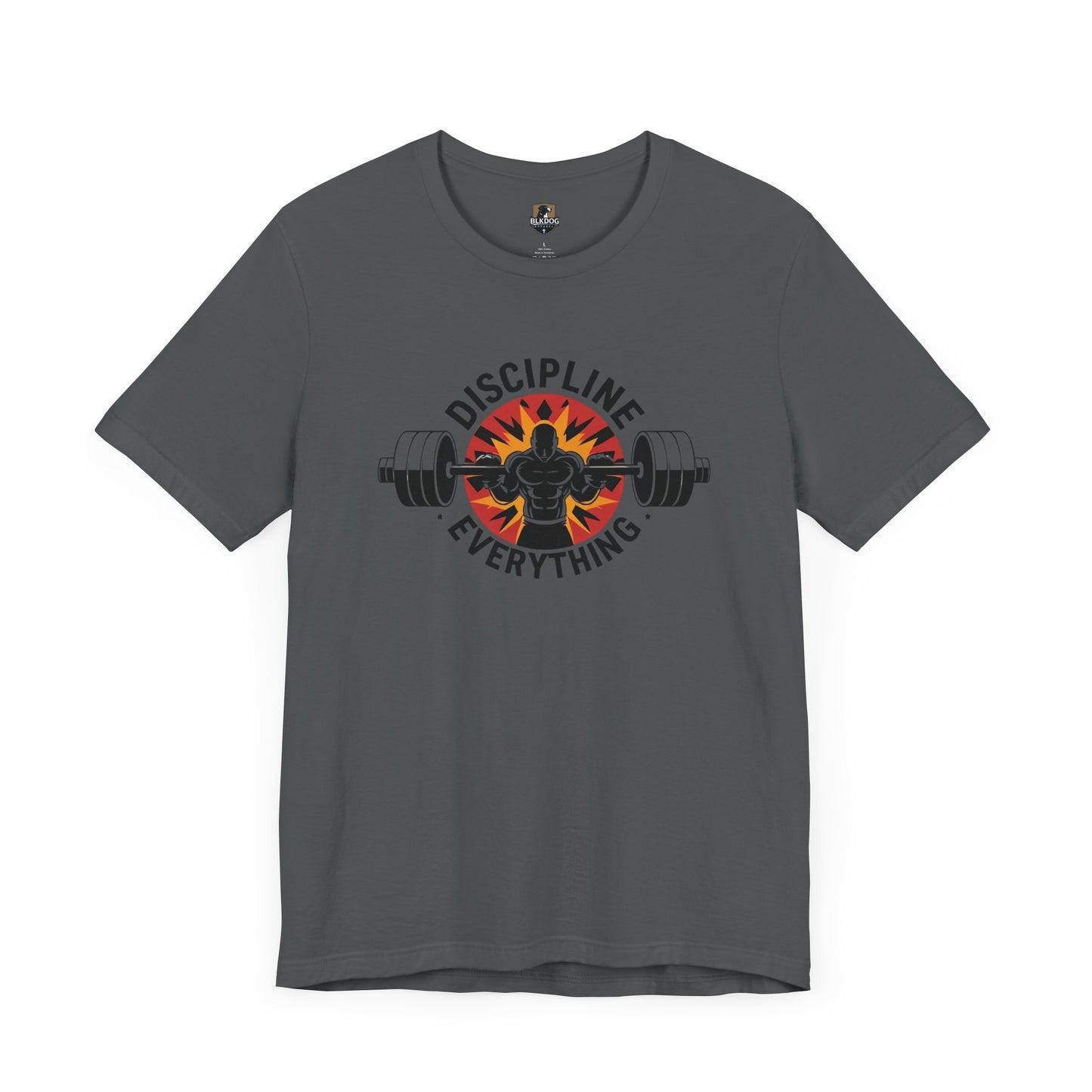 Discipline Is Everything Gym Tee, Fitness Shirt, Motivational Workout Top, Unisex Activewear, Gift for Gym Lovers